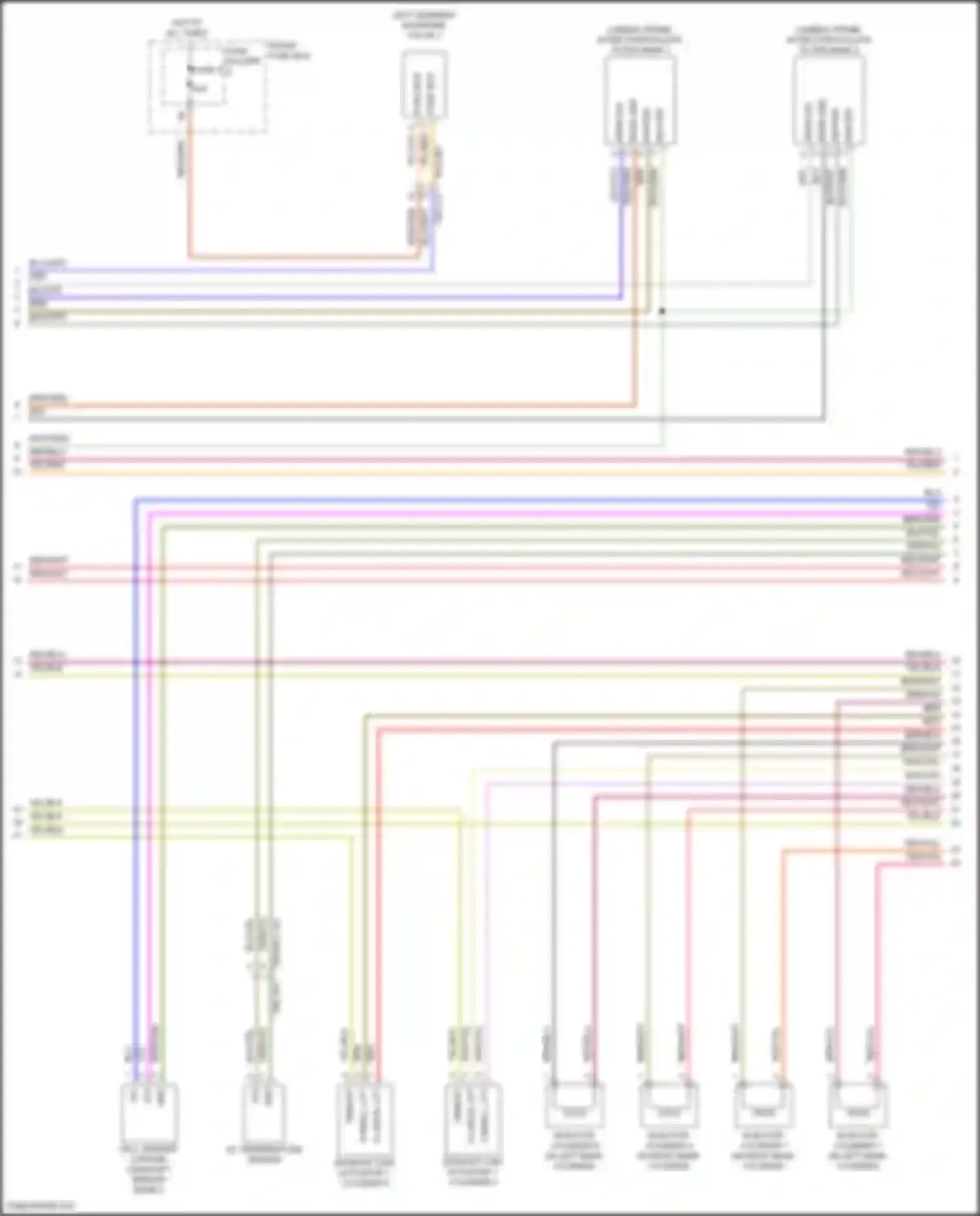 Cayenne S Porsche III (2017-2023): Wiring diagram engine performance 4.0l turbo hybrid, engine controls circuit (10 of 11)