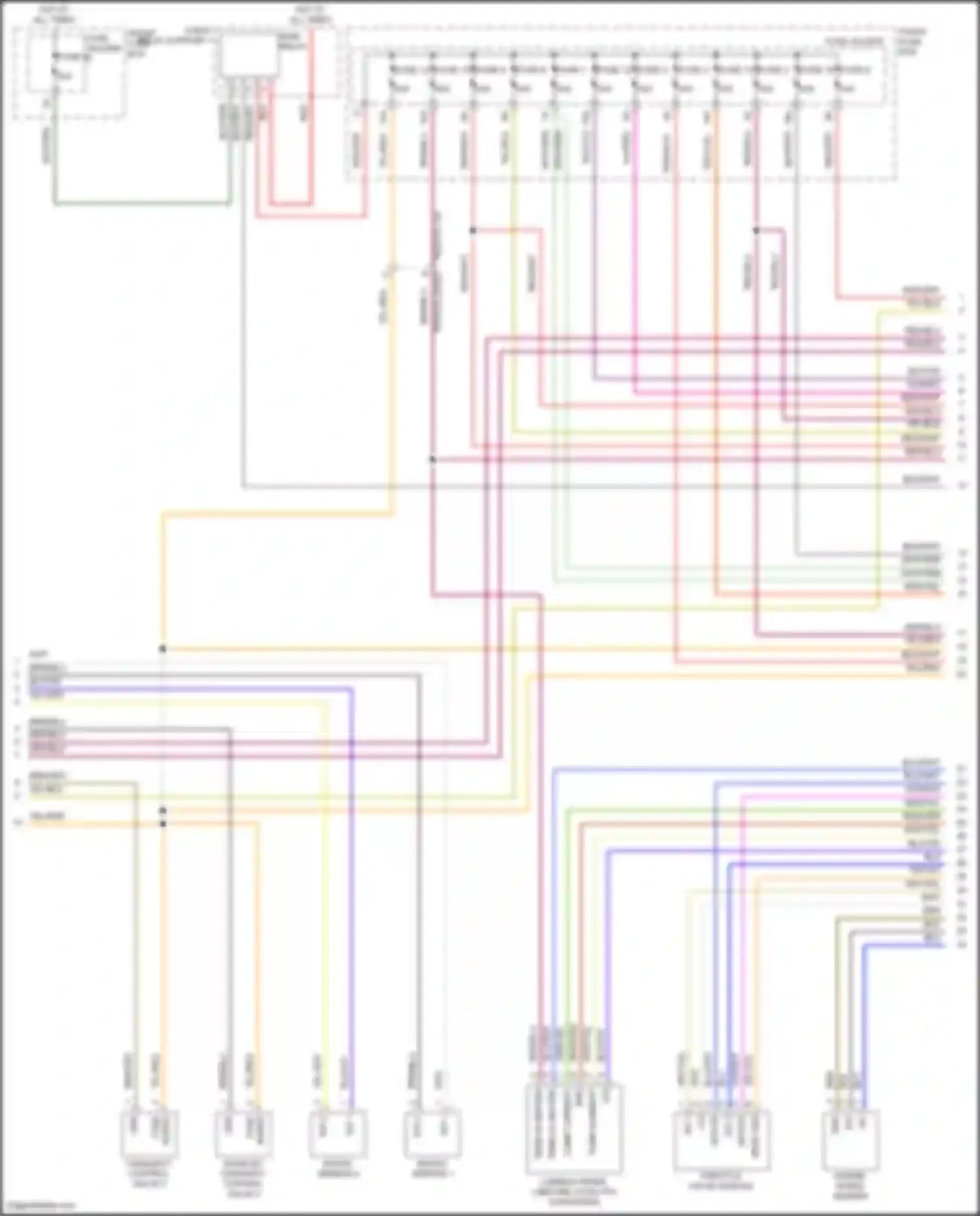 Cayenne S Porsche III (2017-2023): Wiring diagram engine performance 4.0l turbo hybrid, engine controls circuit (2 of 11)