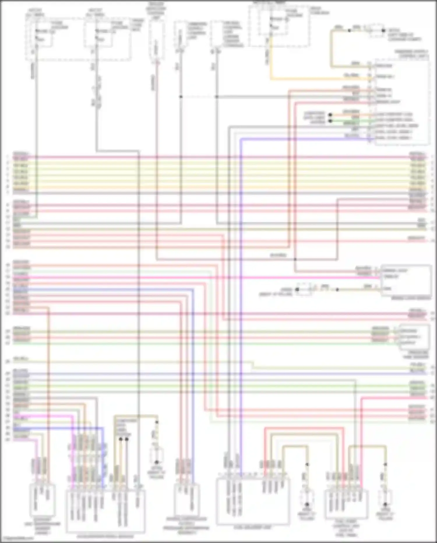 Cayenne S Porsche III (2017-2023): Wiring diagram engine performance 4.0l turbo hybrid, engine controls circuit (7 of 11)