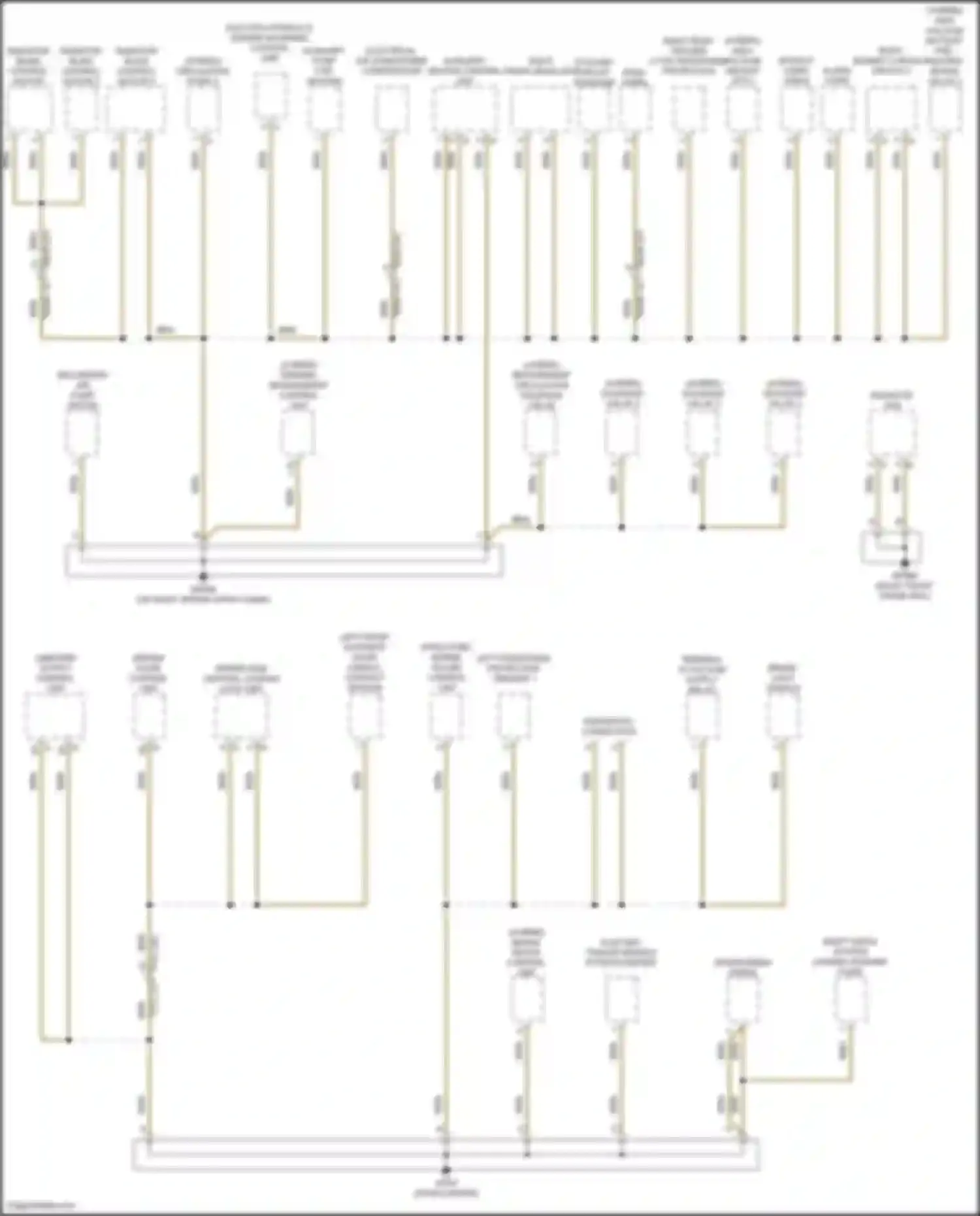 Cayenne S Porsche III (2017-2023): Ground distribution circuit (2 of 8)