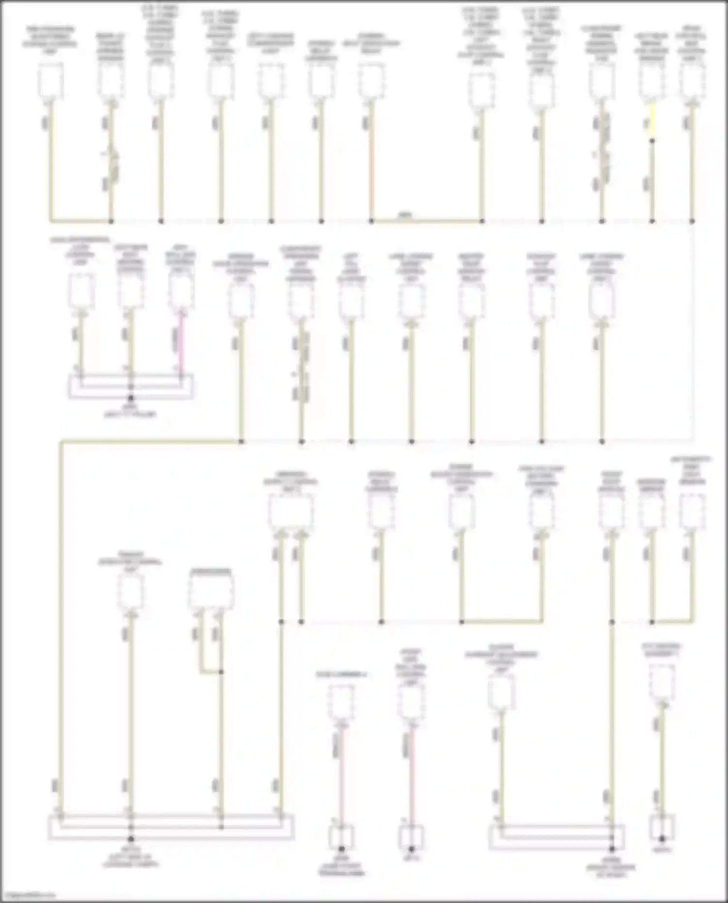 Cayenne S Porsche III (2017-2023): Ground distribution circuit (6 of 8)