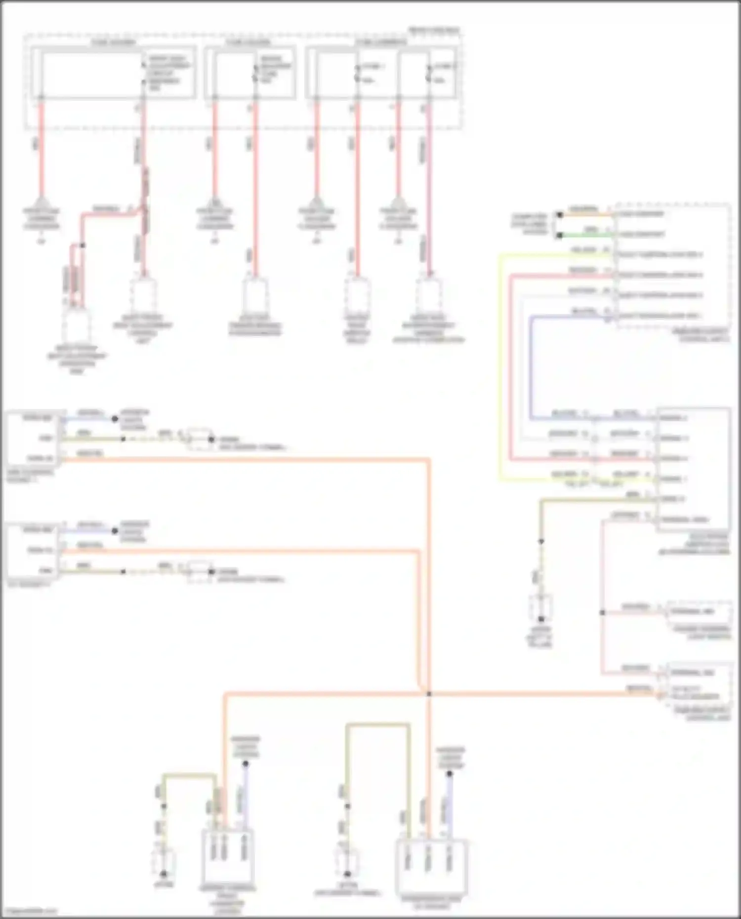 Cayenne S Porsche III (2017-2023): Power distribution circuit (9 of 9)