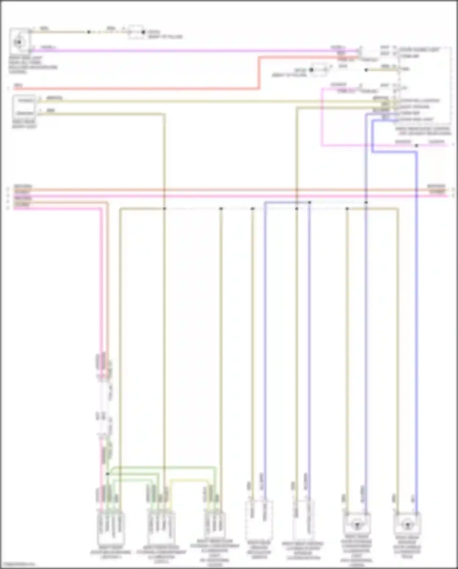 Wiring diagram brn/yel for Porsche Cayenne S III (2017-2023) (4 of 35)