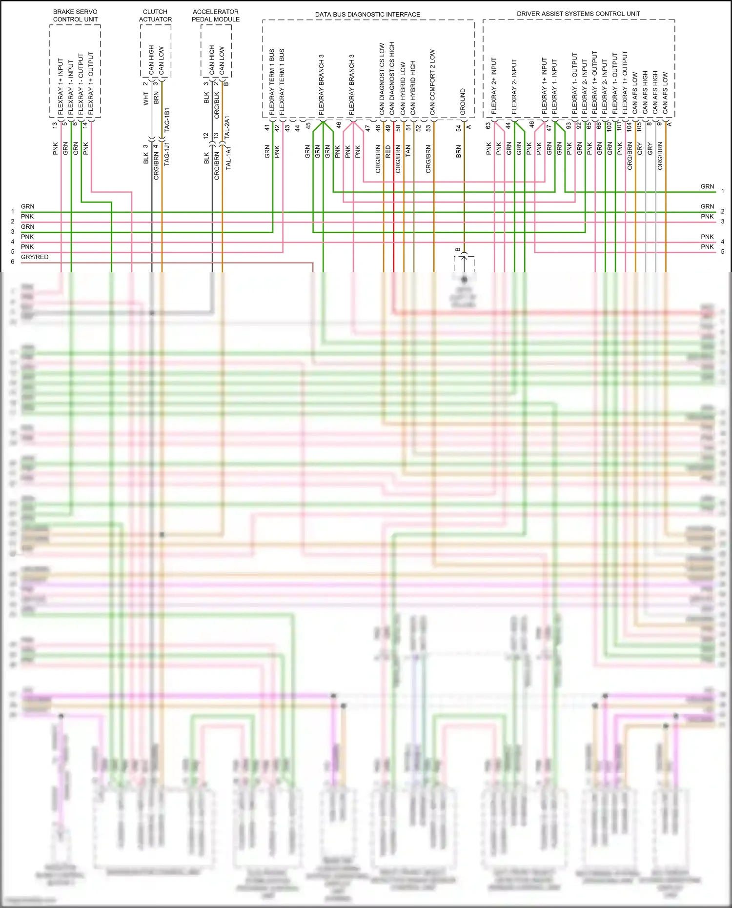 Porsche Cayenne S III (2017-2023) can high wiring diagram  (33 of 58)