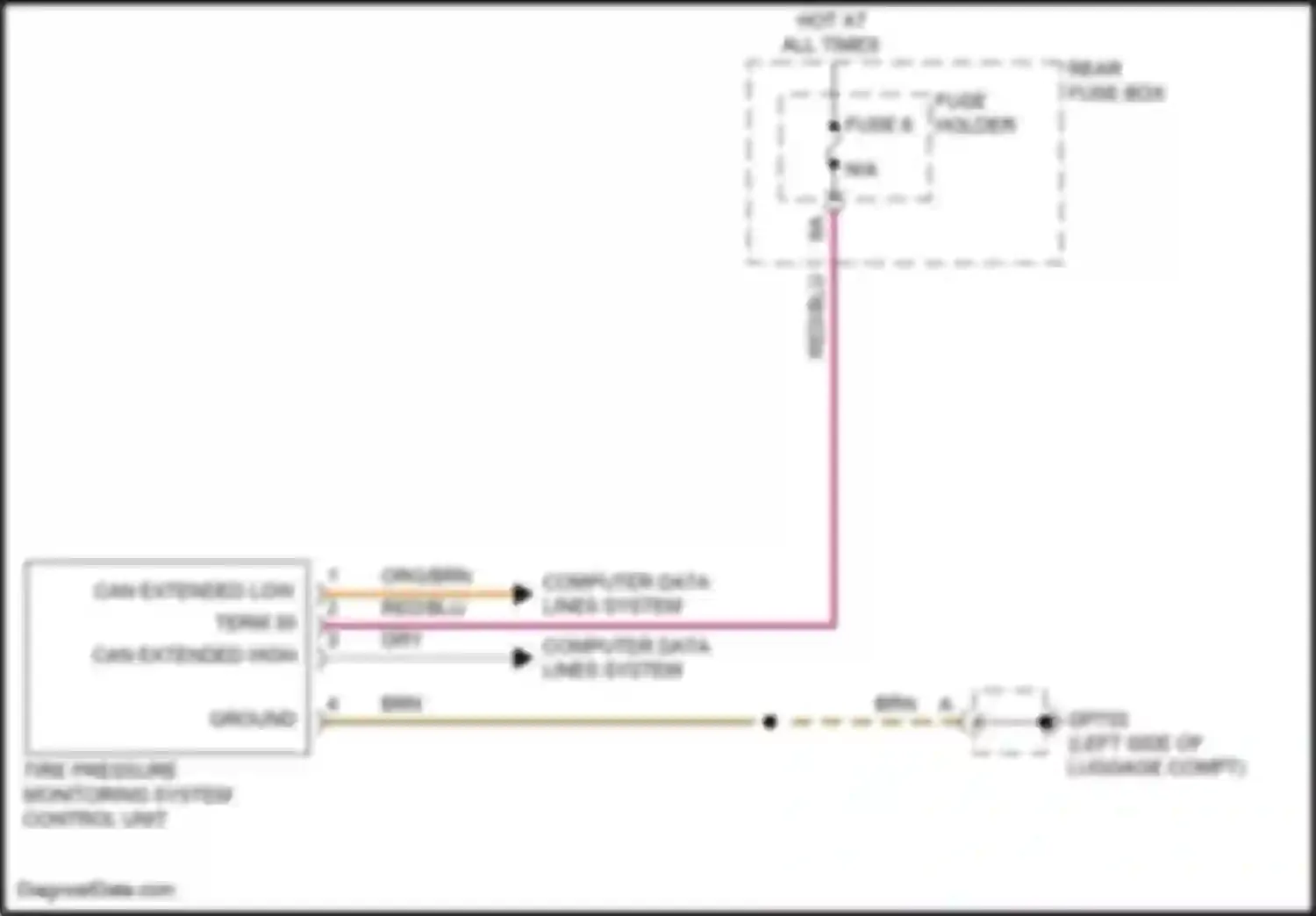 Wiring diagram computer data lines system for Porsche Cayenne S III (2017-2023) (60 of 115)