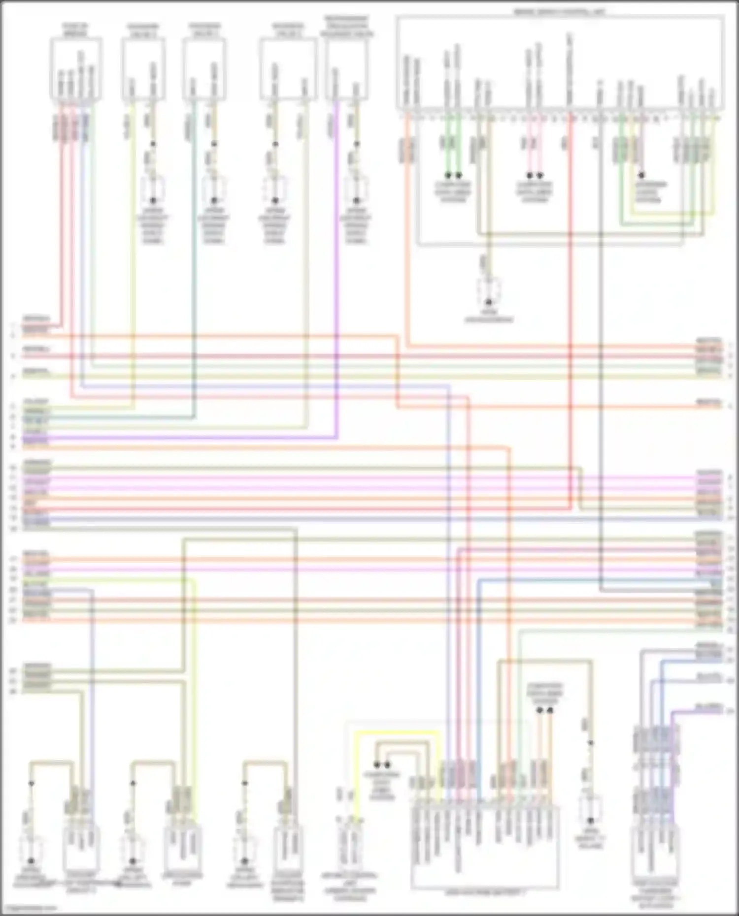 Wiring diagram flexray 1- input for Porsche Cayenne S III (2017-2023) (11 of 12)