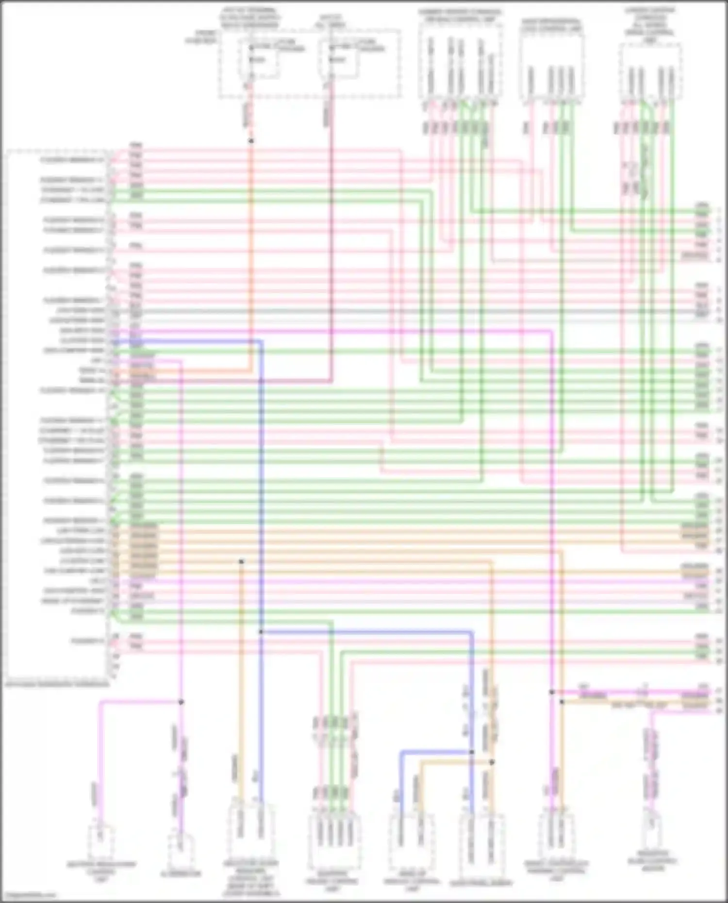 Wiring diagram flexray branch 8 bp for Porsche Cayenne S III (2017-2023) (1 of 1)