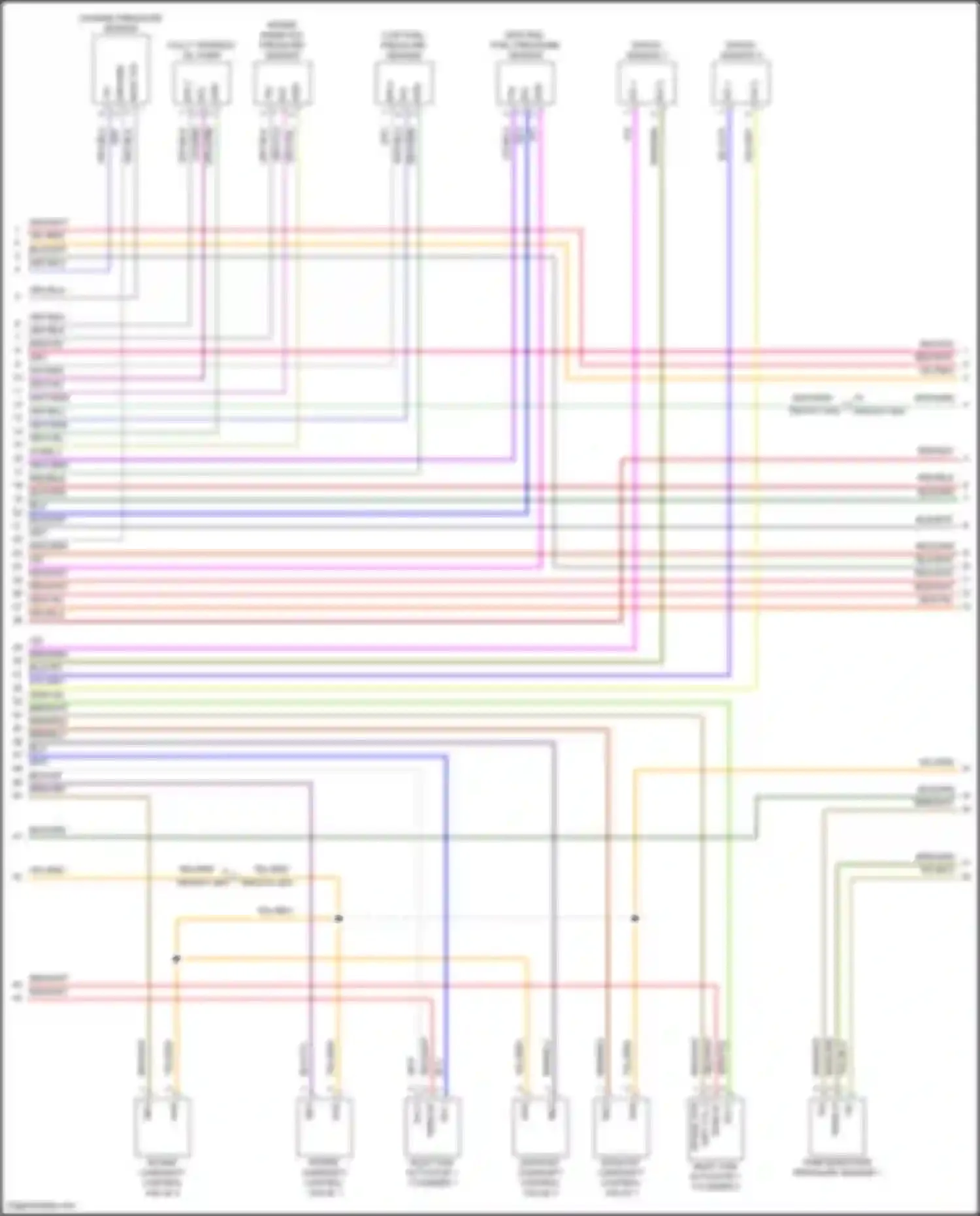 Wiring diagram fully variable oil pump for Porsche Cayenne S III (2017-2023) (1 of 3)