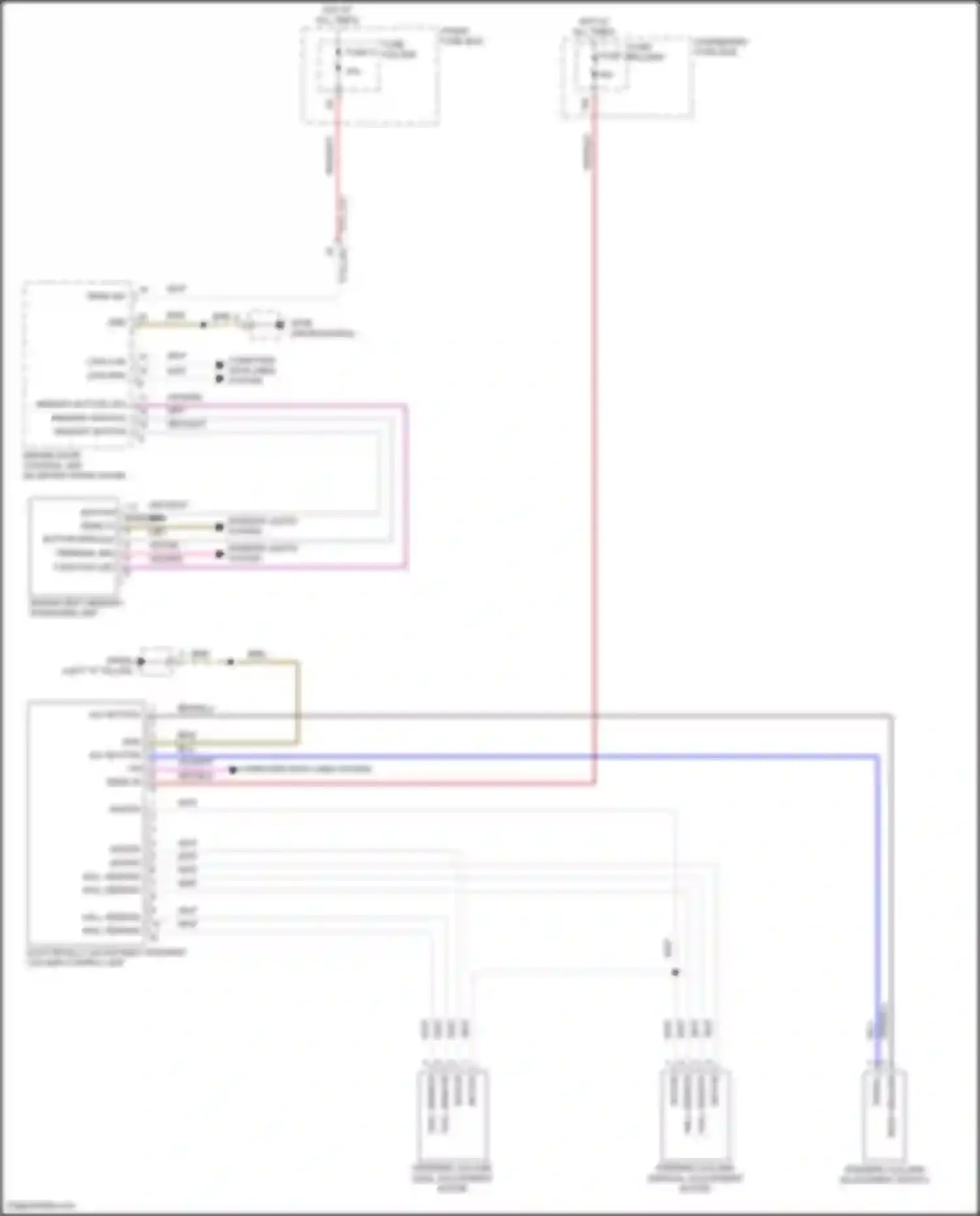 Wiring diagram function led for Porsche Cayenne S III (2017-2023) (10 of 10)