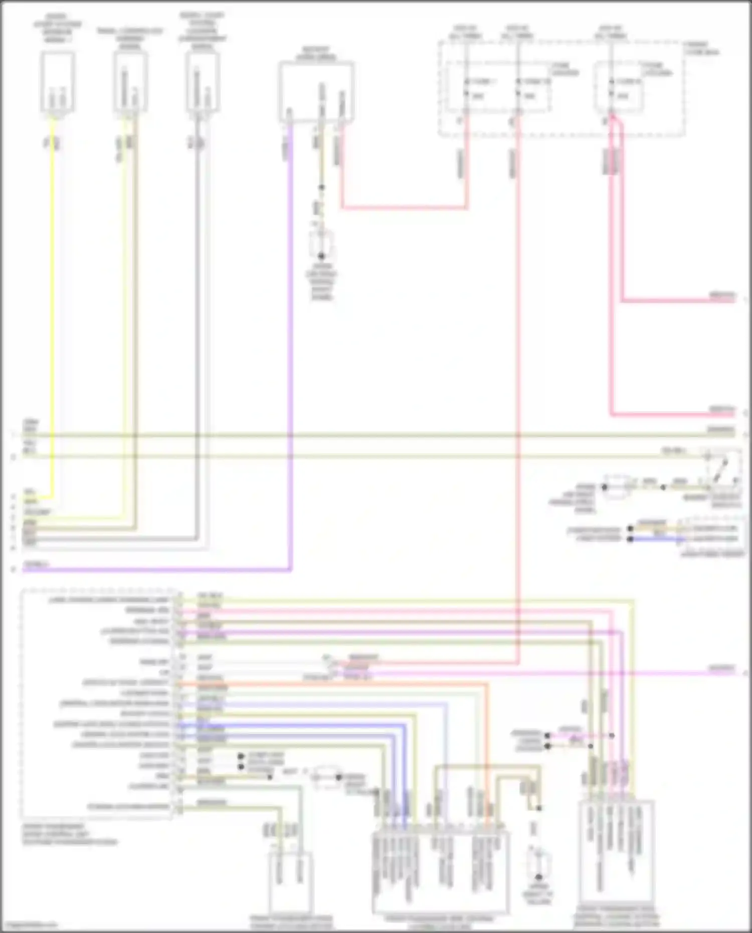 Wiring diagram fuse 1 for Porsche Cayenne S III (2017-2023) (23 of 37)