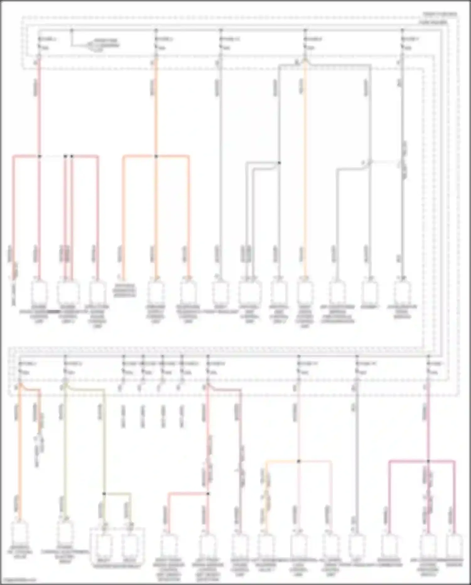 Wiring diagram fuse 1 for Porsche Cayenne S III (2017-2023) (16 of 37)