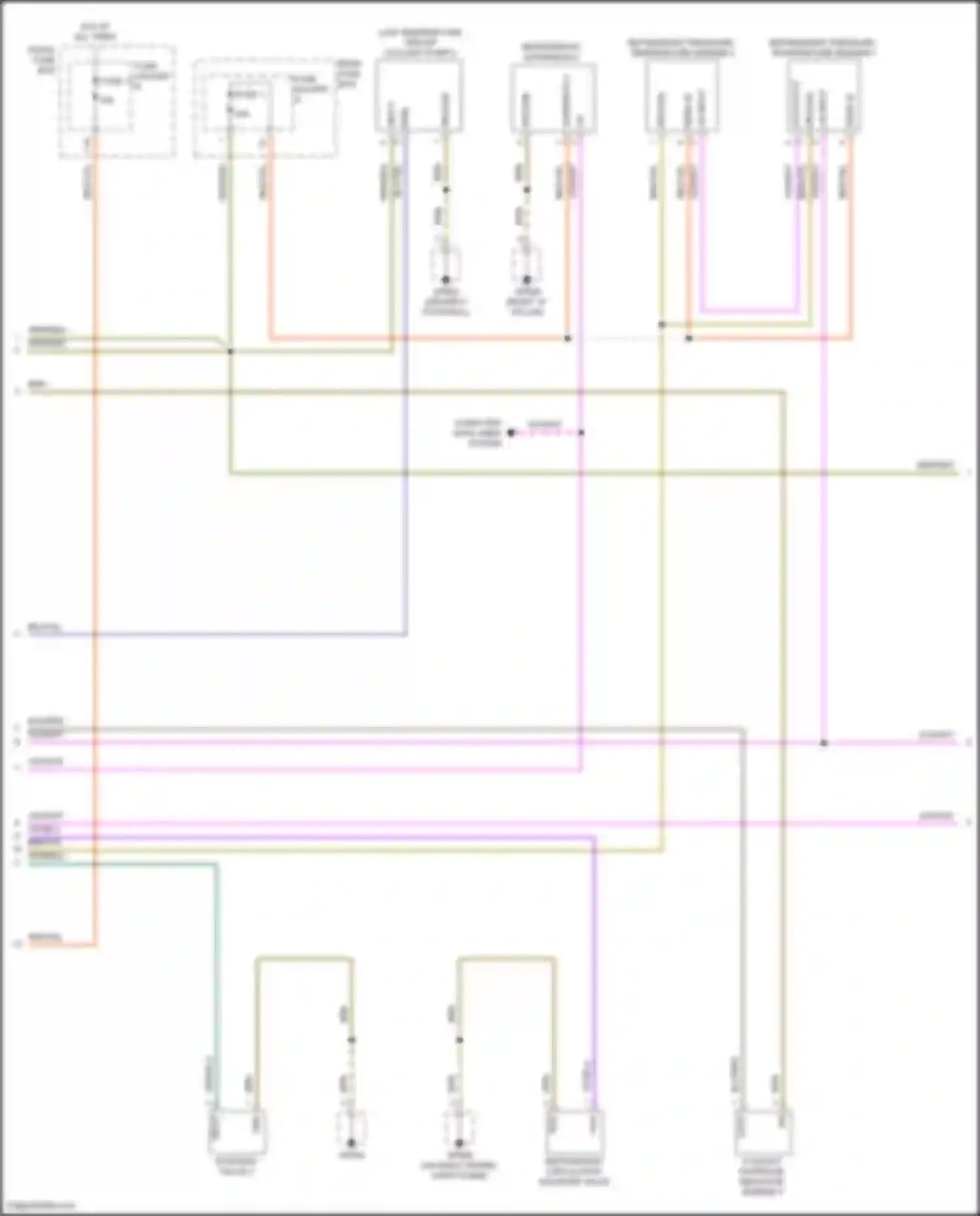 Wiring diagram grn/blu for Porsche Cayenne S III (2017-2023) (12 of 51)