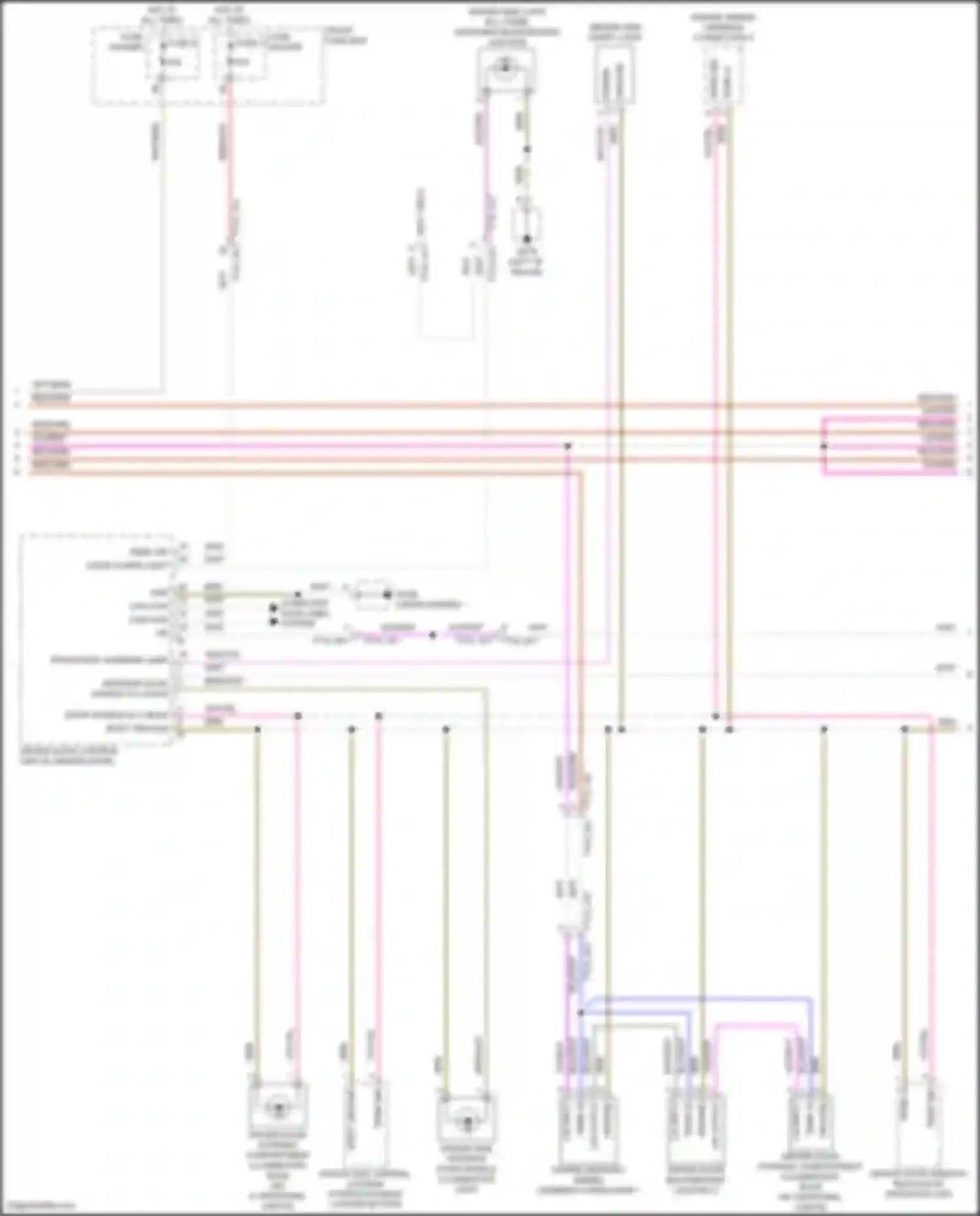 Wiring diagram pwm pump for Porsche Cayenne S III (2017-2023)