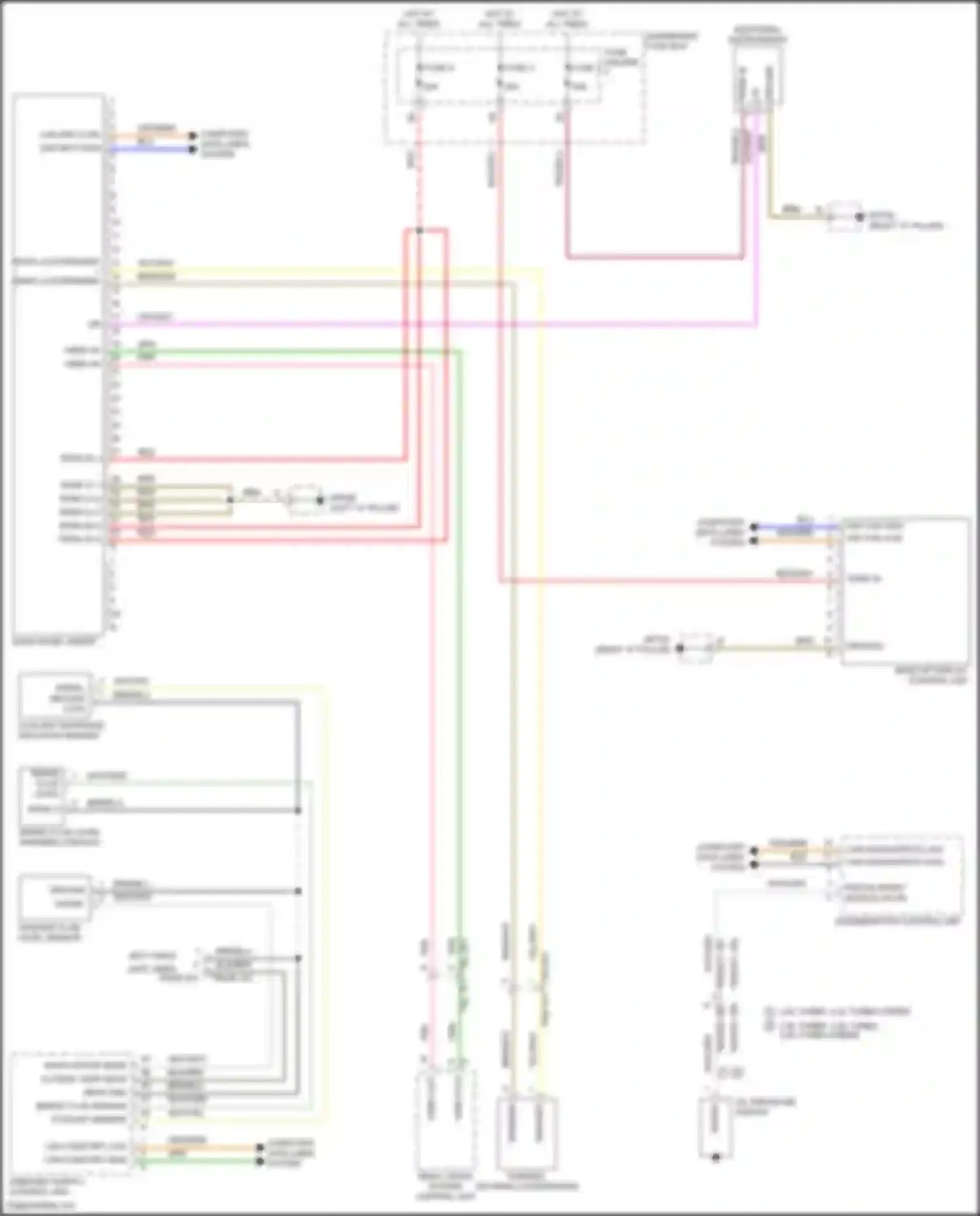Wiring diagram hall sensor for Porsche Cayenne S III (2017-2023)