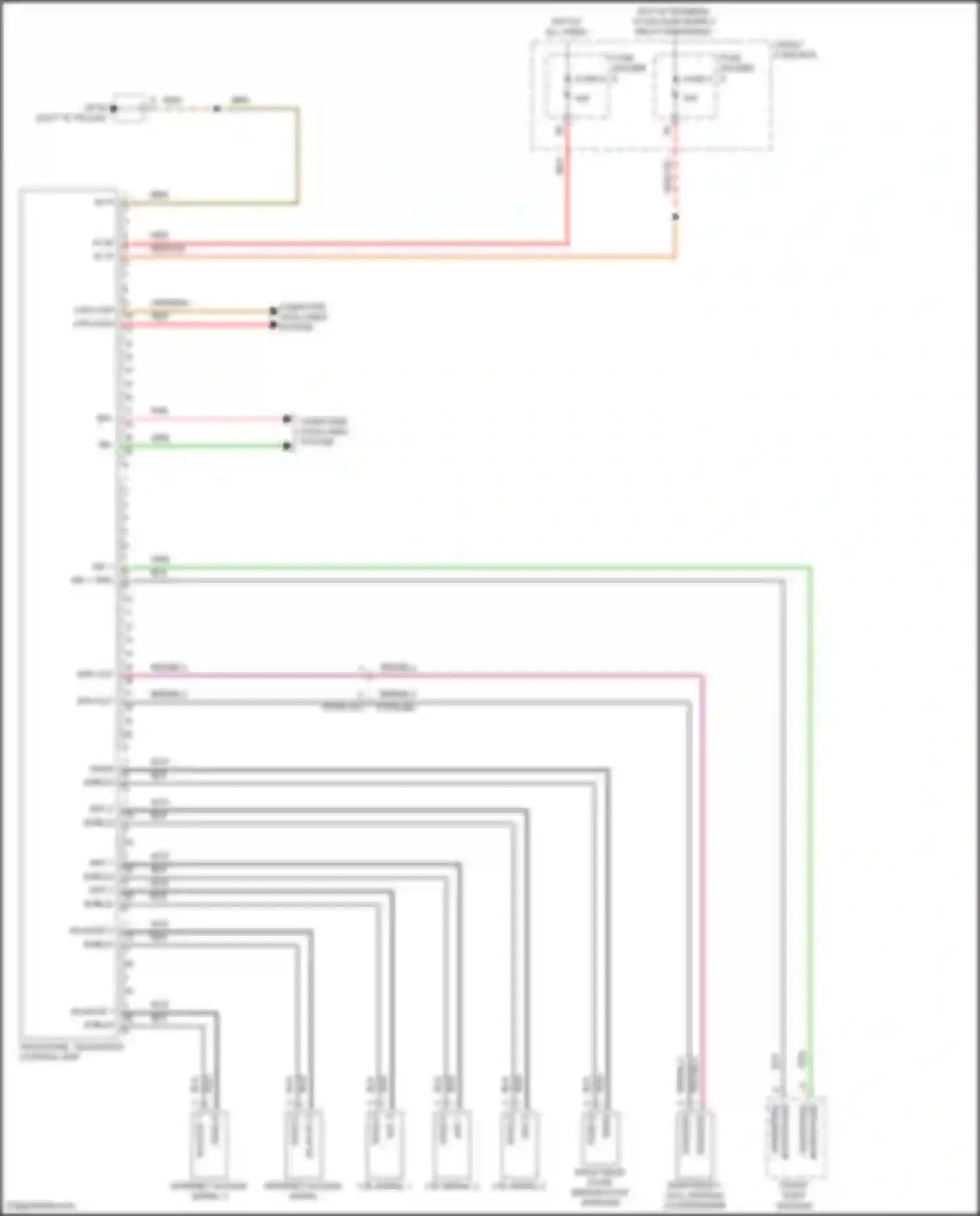 Wiring diagram hot at all times for Porsche Cayenne S III (2017-2023) (10 of 122)