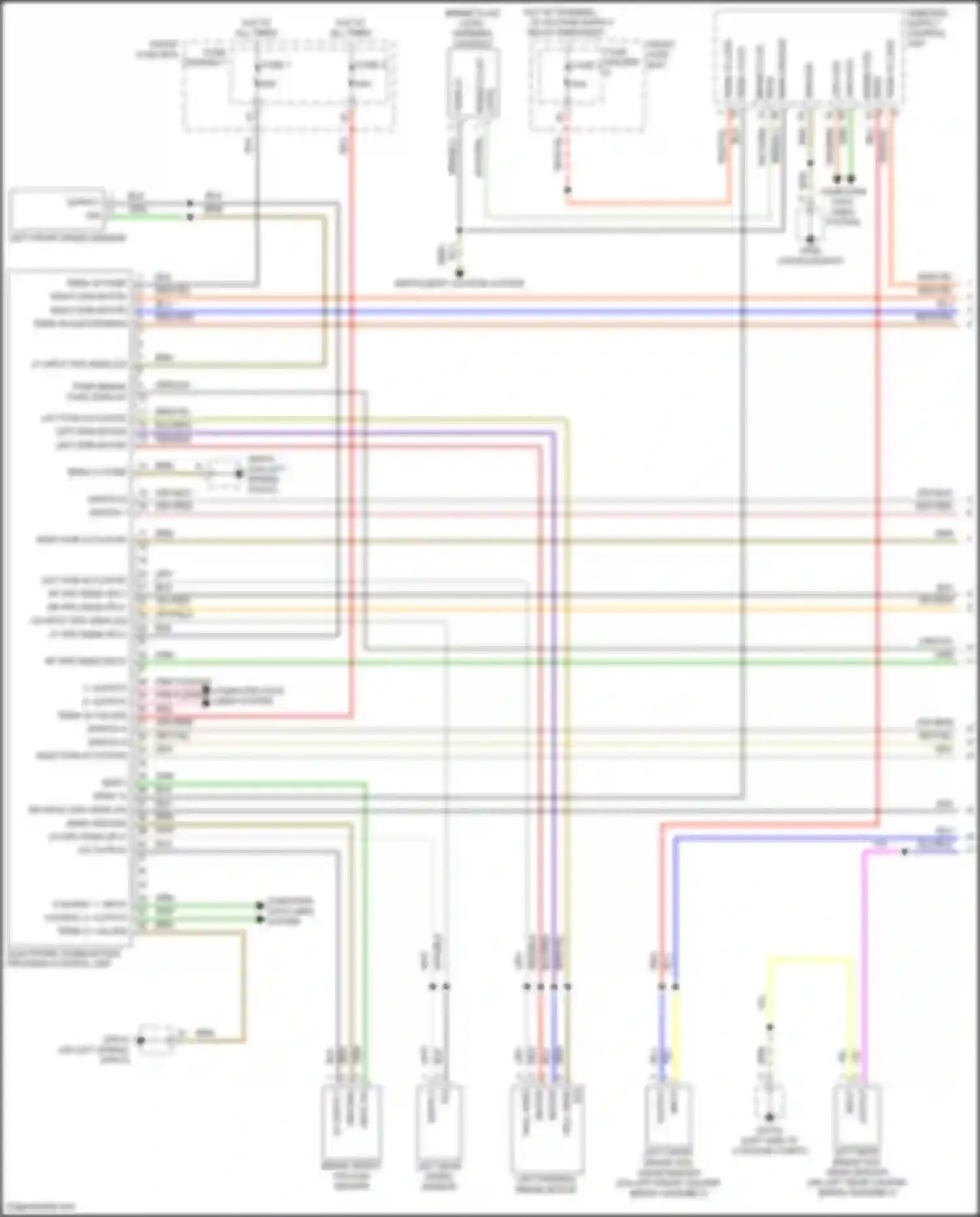 Wiring diagram switch 2 for Porsche Cayenne S III (2017-2023)