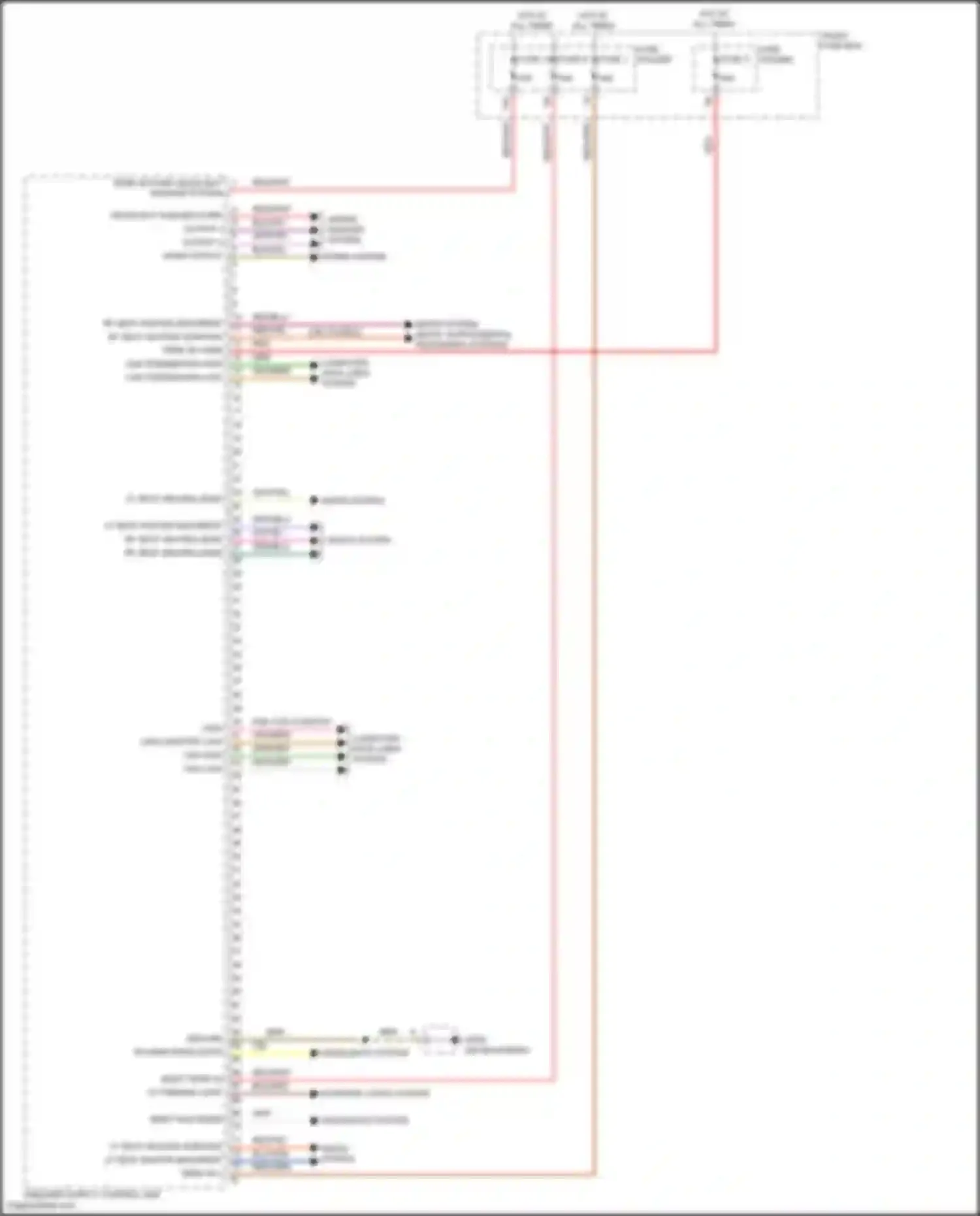 Wiring diagram lf seat heating sens for Porsche Cayenne S III (2017-2023) (1 of 2)