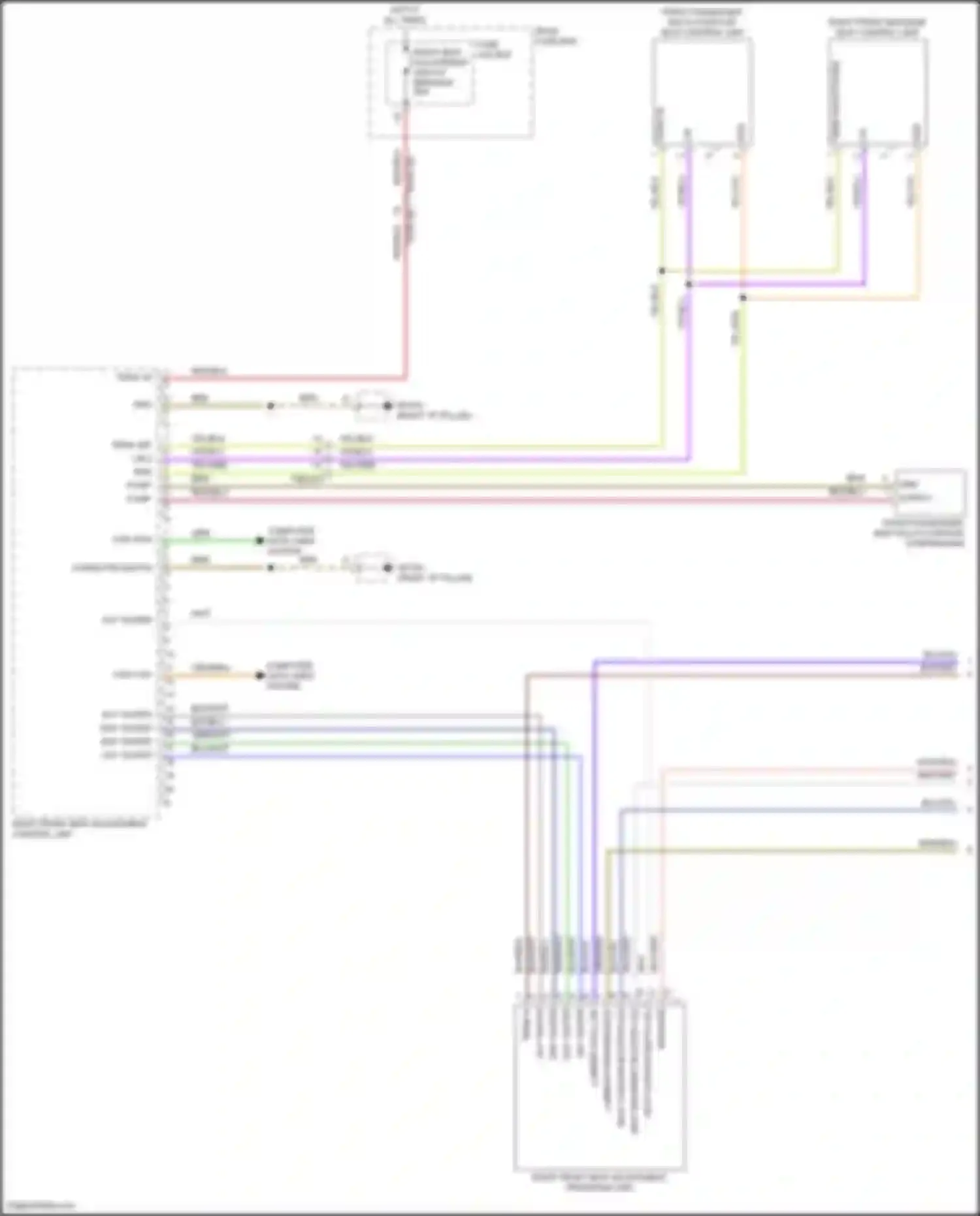Wiring diagram lin 2 for Porsche Cayenne S III (2017-2023) (5 of 14)