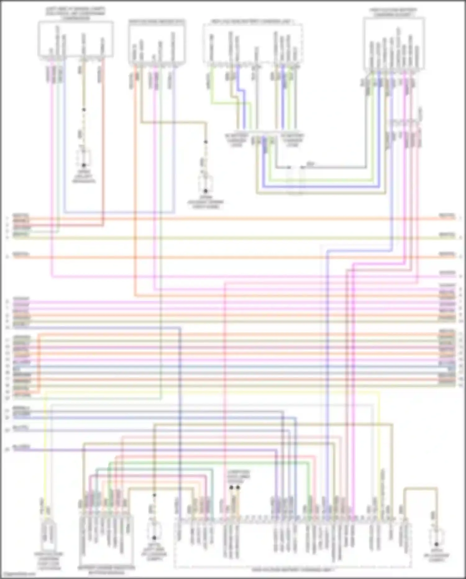 Wiring diagram ctrl pilot 1 for Porsche Cayenne S III (2017-2023)