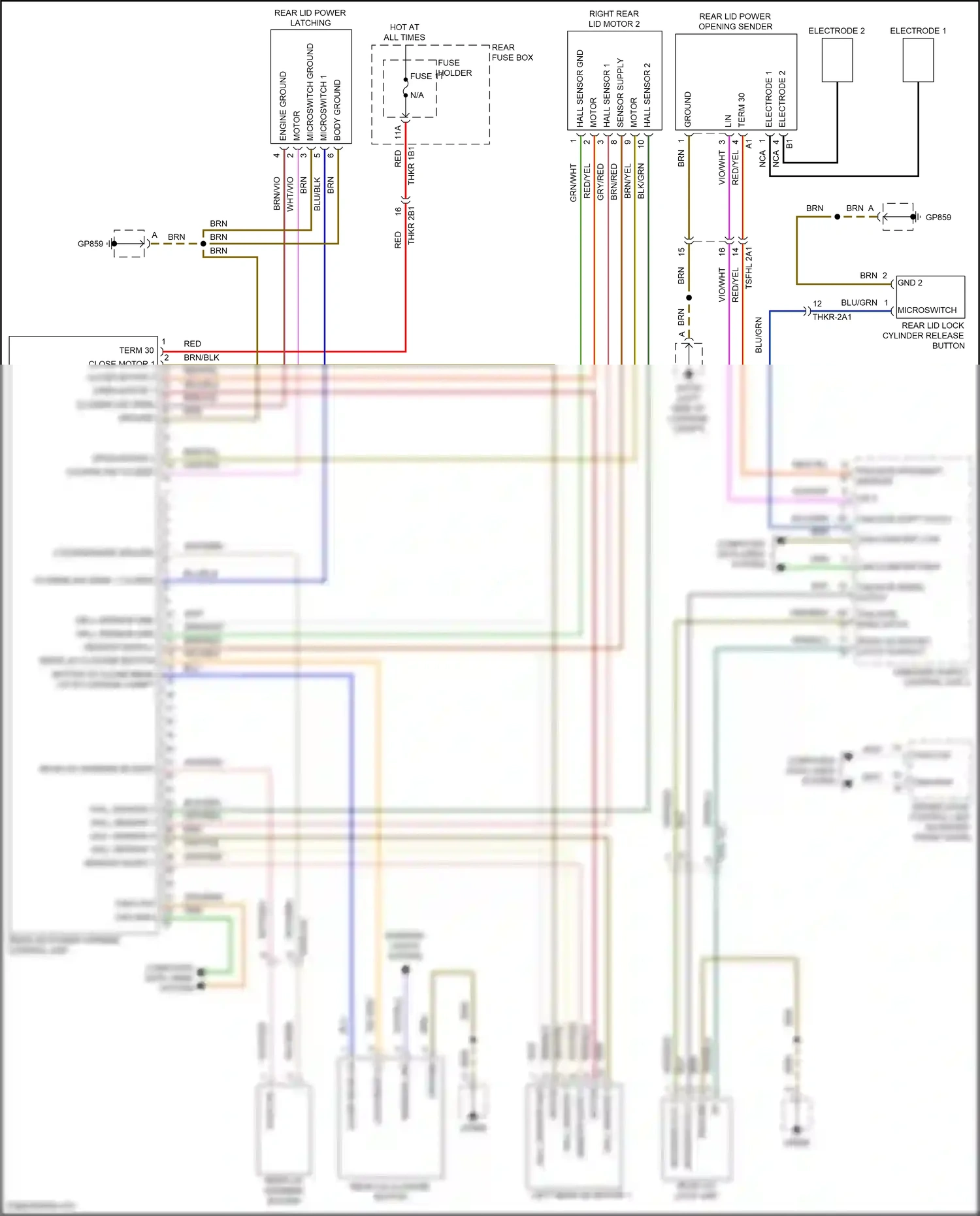 Porsche Cayenne S III (2017-2023) nca wiring diagram  (20 of 23)