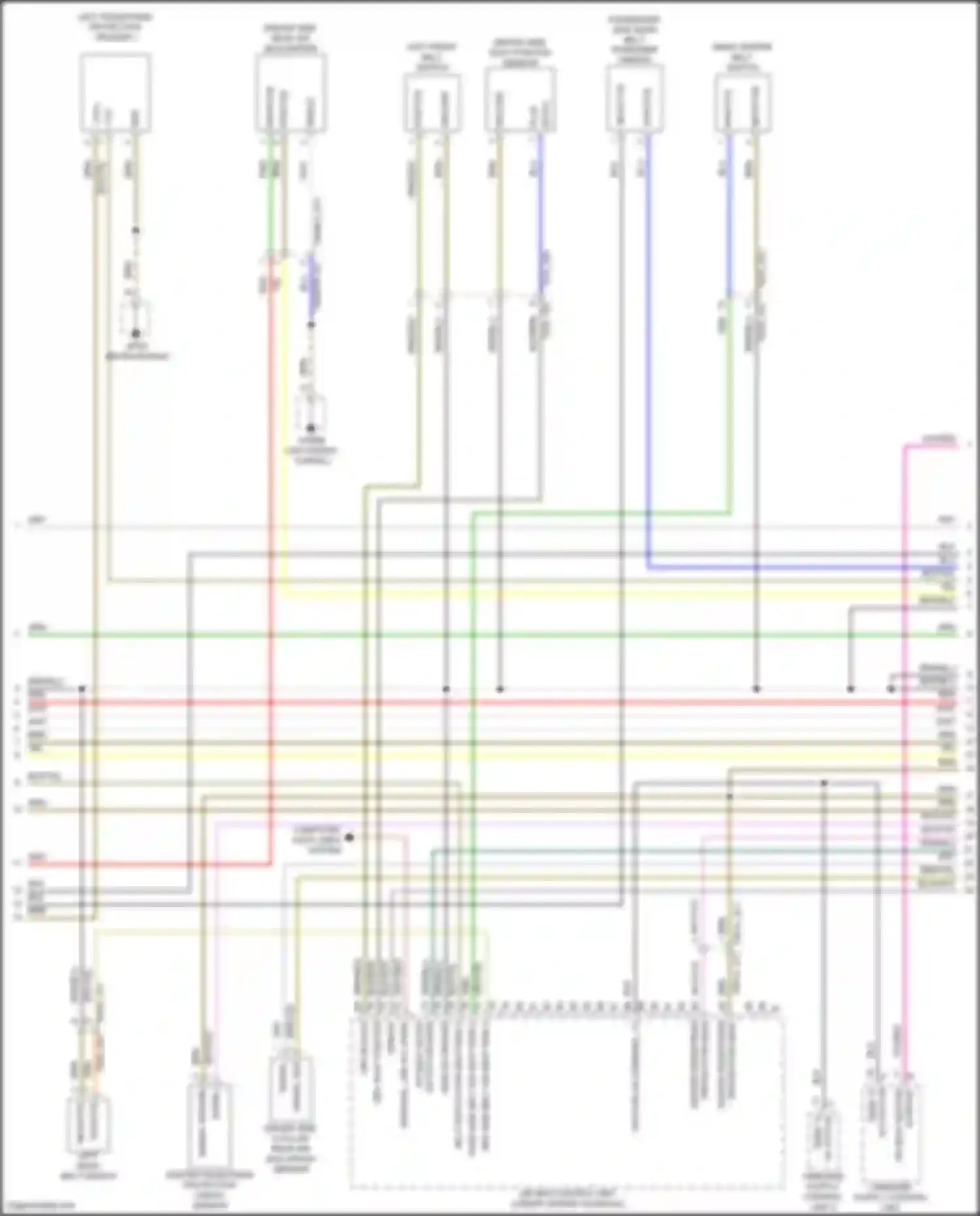Wiring diagram onboard supply control unit 2 for Porsche Cayenne S III (2017-2023) (9 of 28)