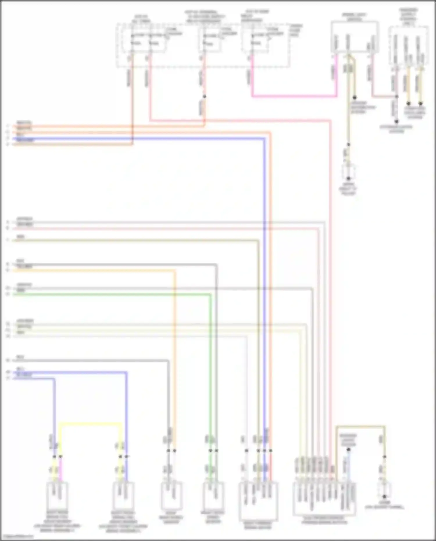 Wiring diagram onboard supply control unit 2 for Porsche Cayenne S III (2017-2023) (11 of 28)