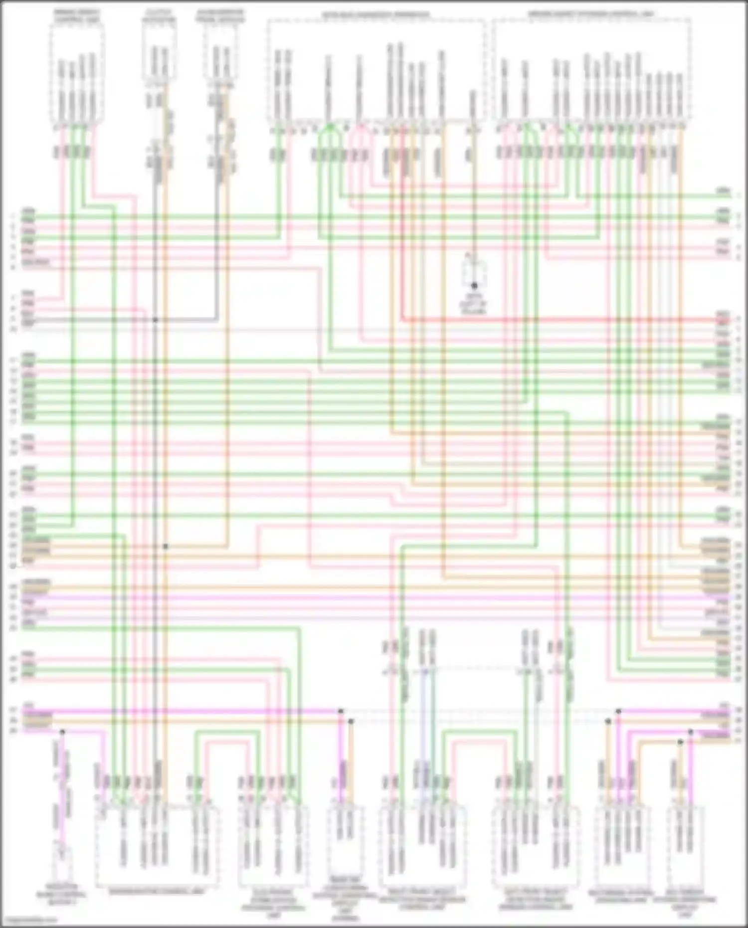 Wiring diagram org/blk for Porsche Cayenne S III (2017-2023) (2 of 4)