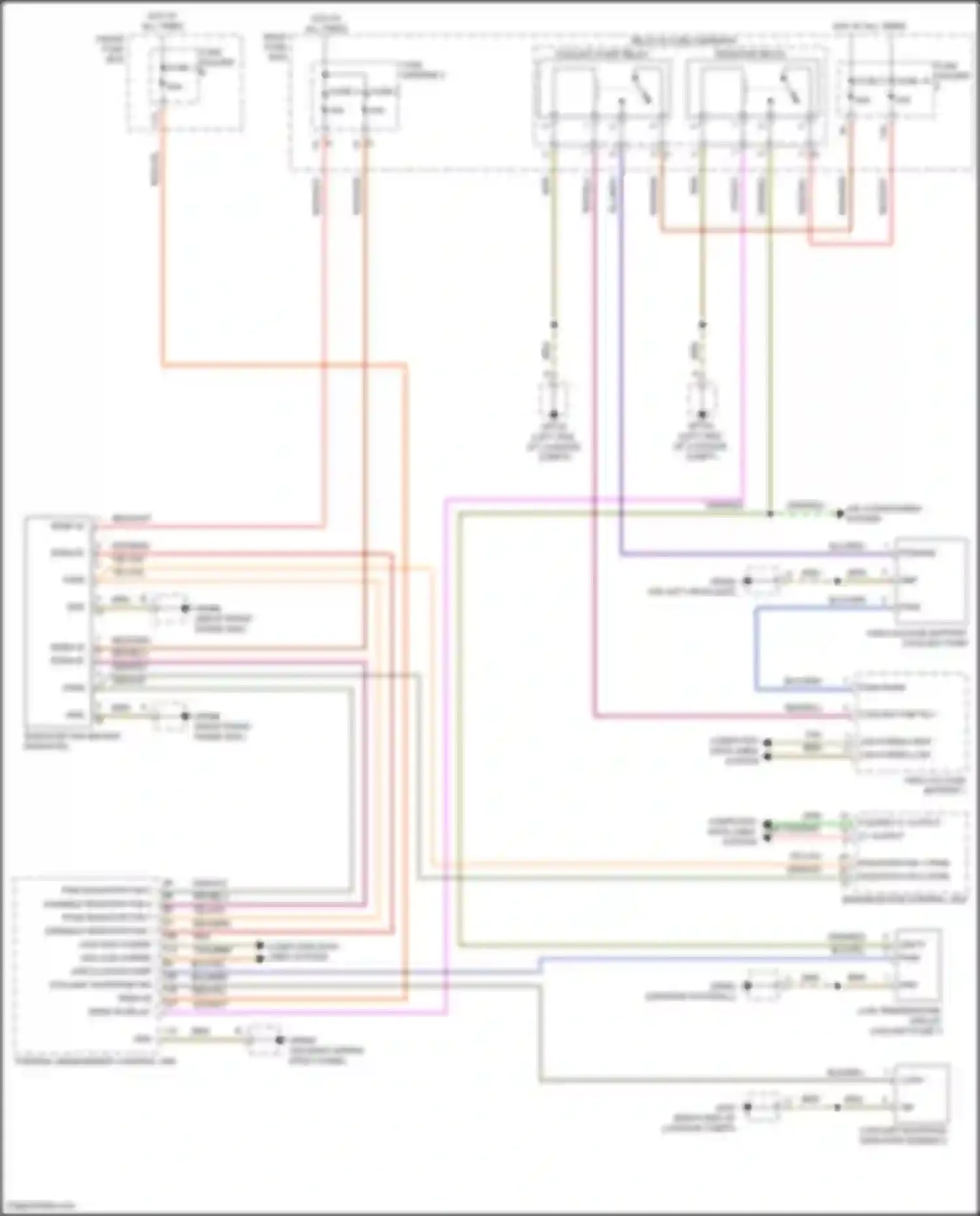 Wiring diagram red/brn for Porsche Cayenne S III (2017-2023) (11 of 12)