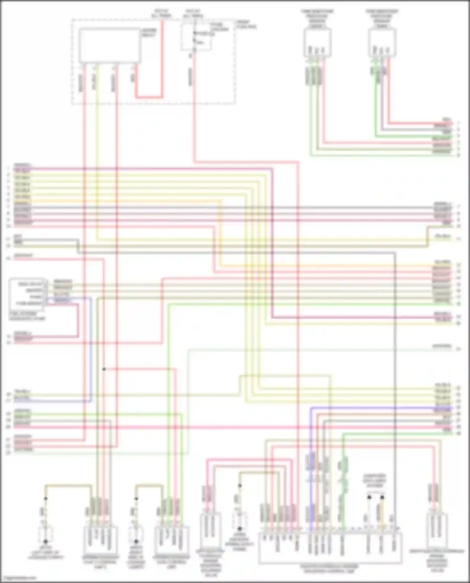 Wiring diagram right electro-hydraulic engine mounting solenoid valve for Porsche Cayenne S III (2017-2023) (5 of 6)