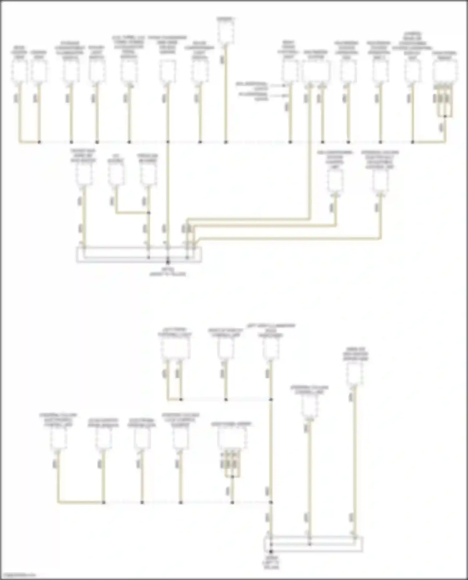 Wiring diagram steering column lock control element for Porsche Cayenne S III (2017-2023) (3 of 5)
