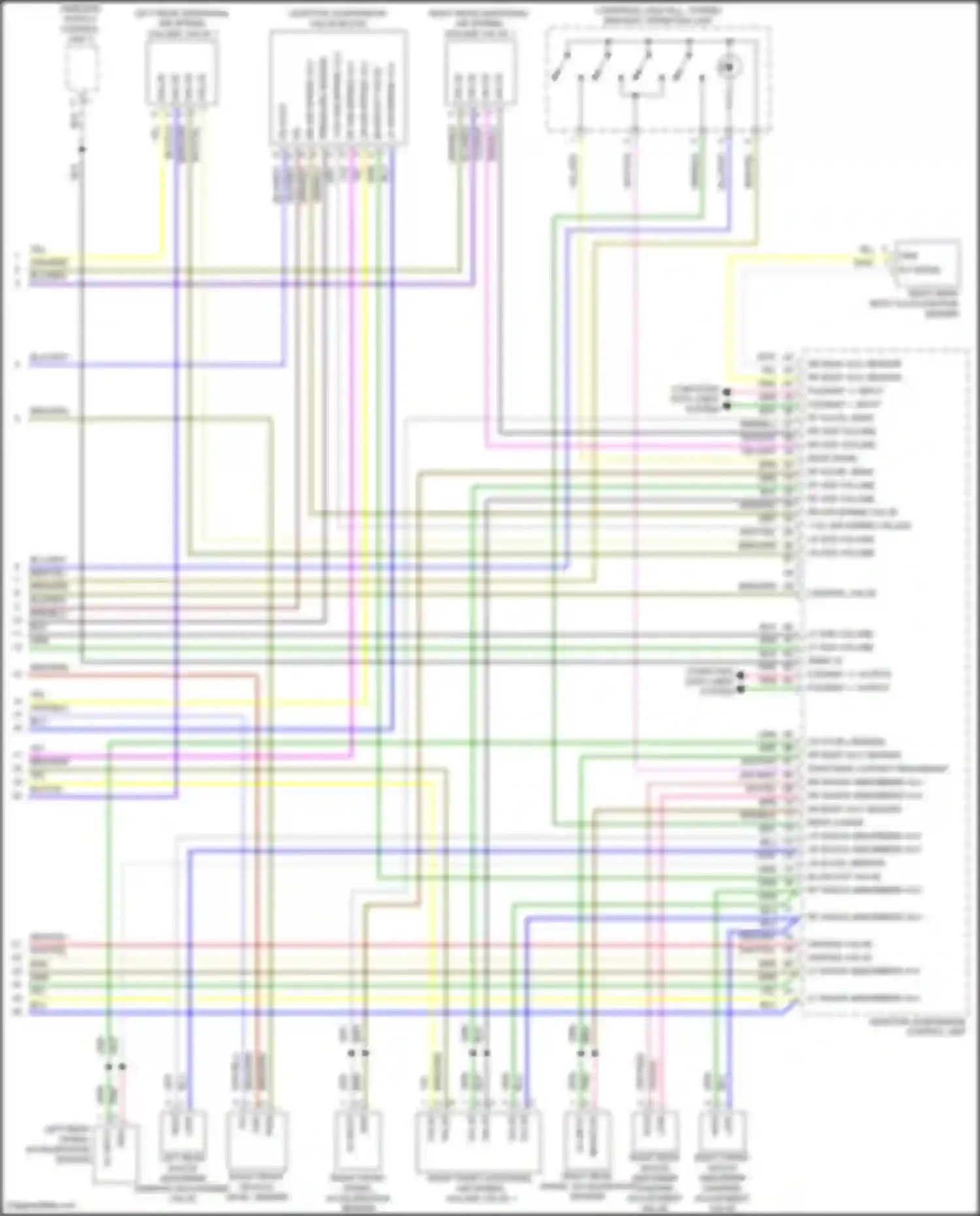 Wiring diagram switching contact redundant for Porsche Cayenne S III (2017-2023) (1 of 2)