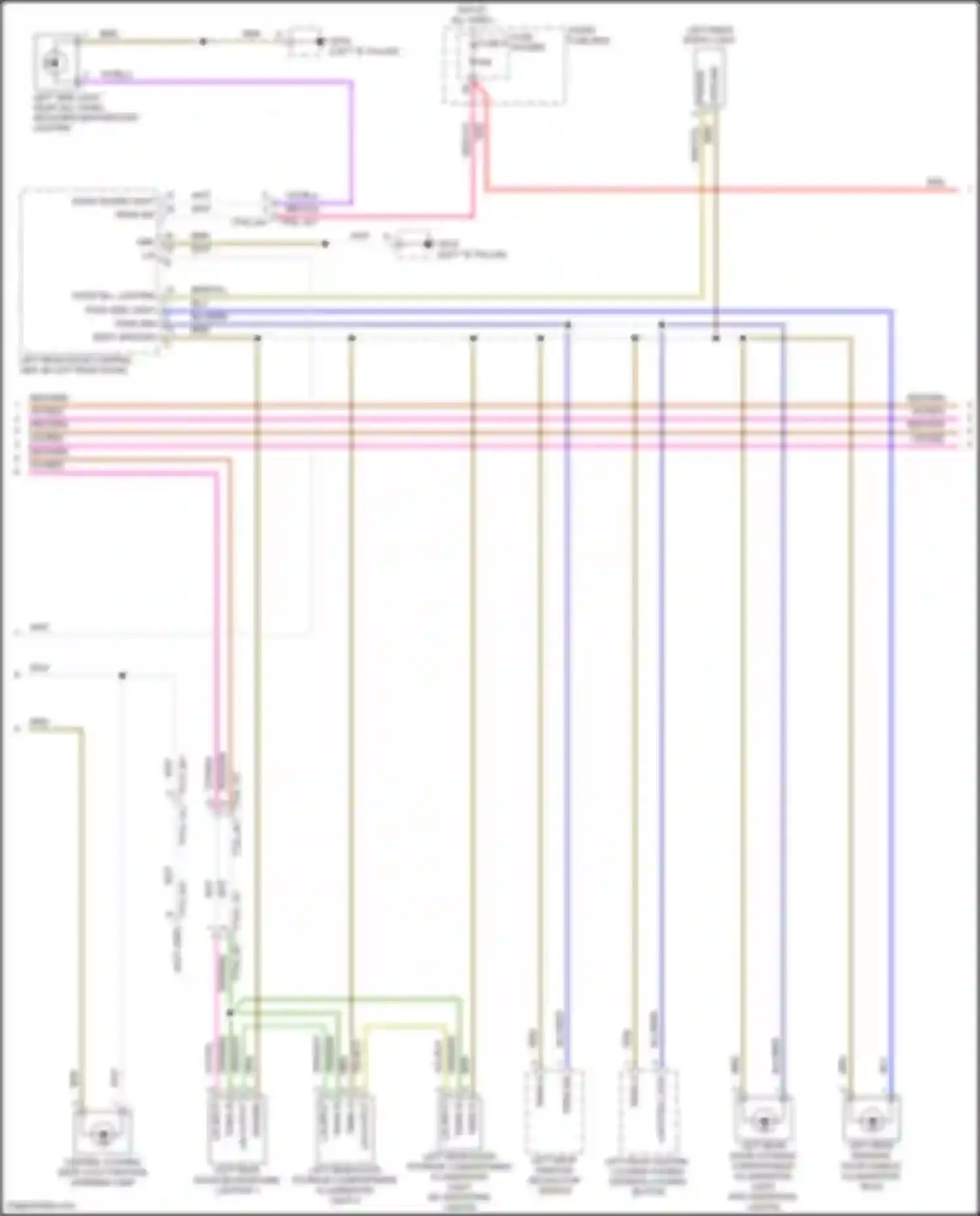 Wiring diagram vio/blu for Porsche Cayenne S III (2017-2023) (3 of 44)