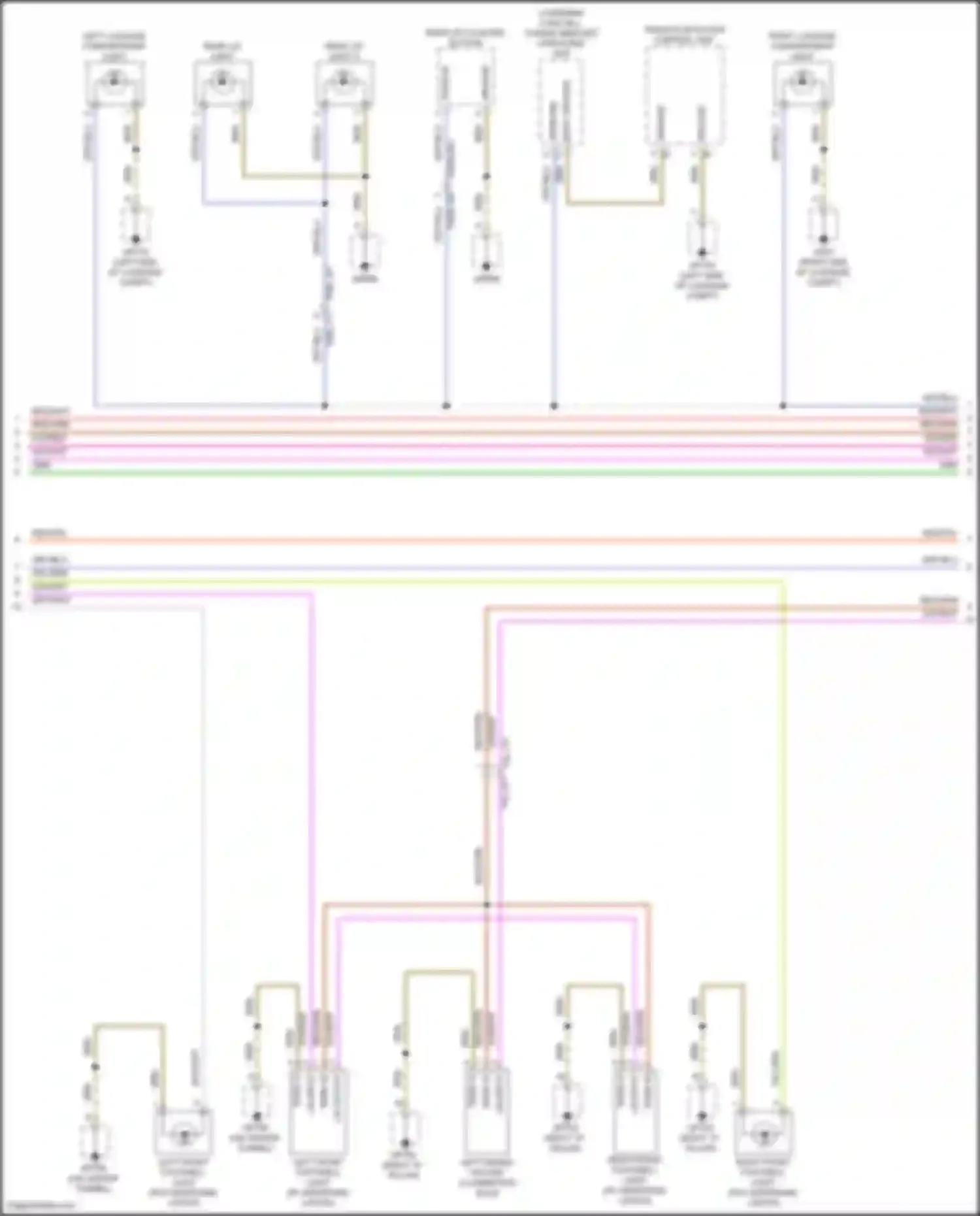 Wiring diagram vio/wht for Porsche Cayenne S III (2017-2023) (2 of 80)