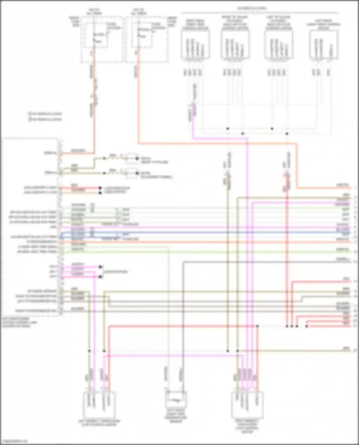 Wiring diagram lin input for Porsche Cayenne S III (2017-2023)