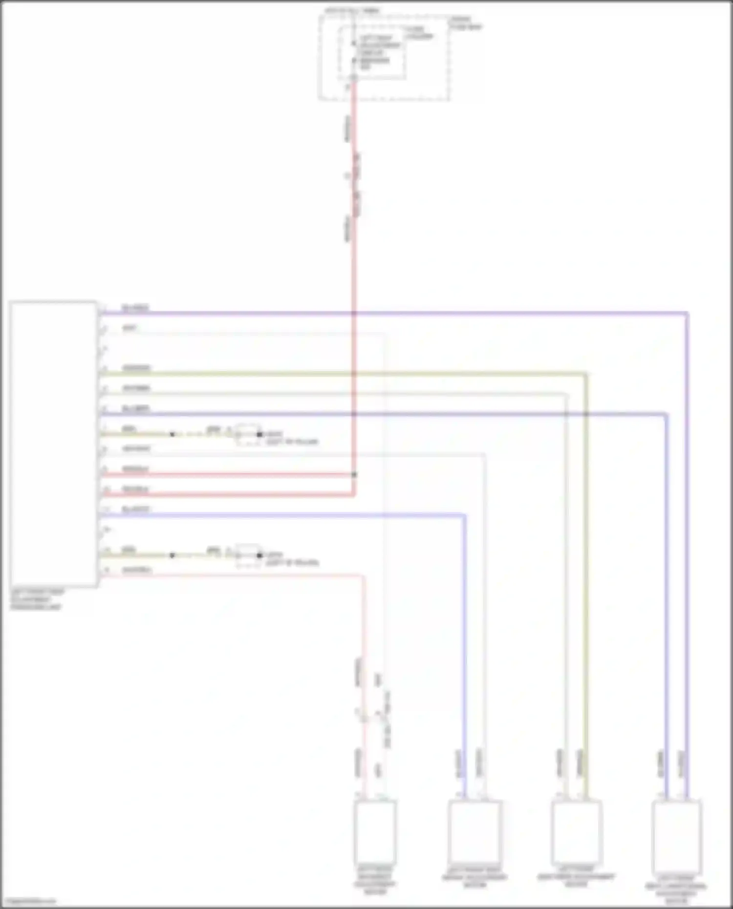 Wiring diagram wht/red for Porsche Cayenne S III (2017-2023) (14 of 49)