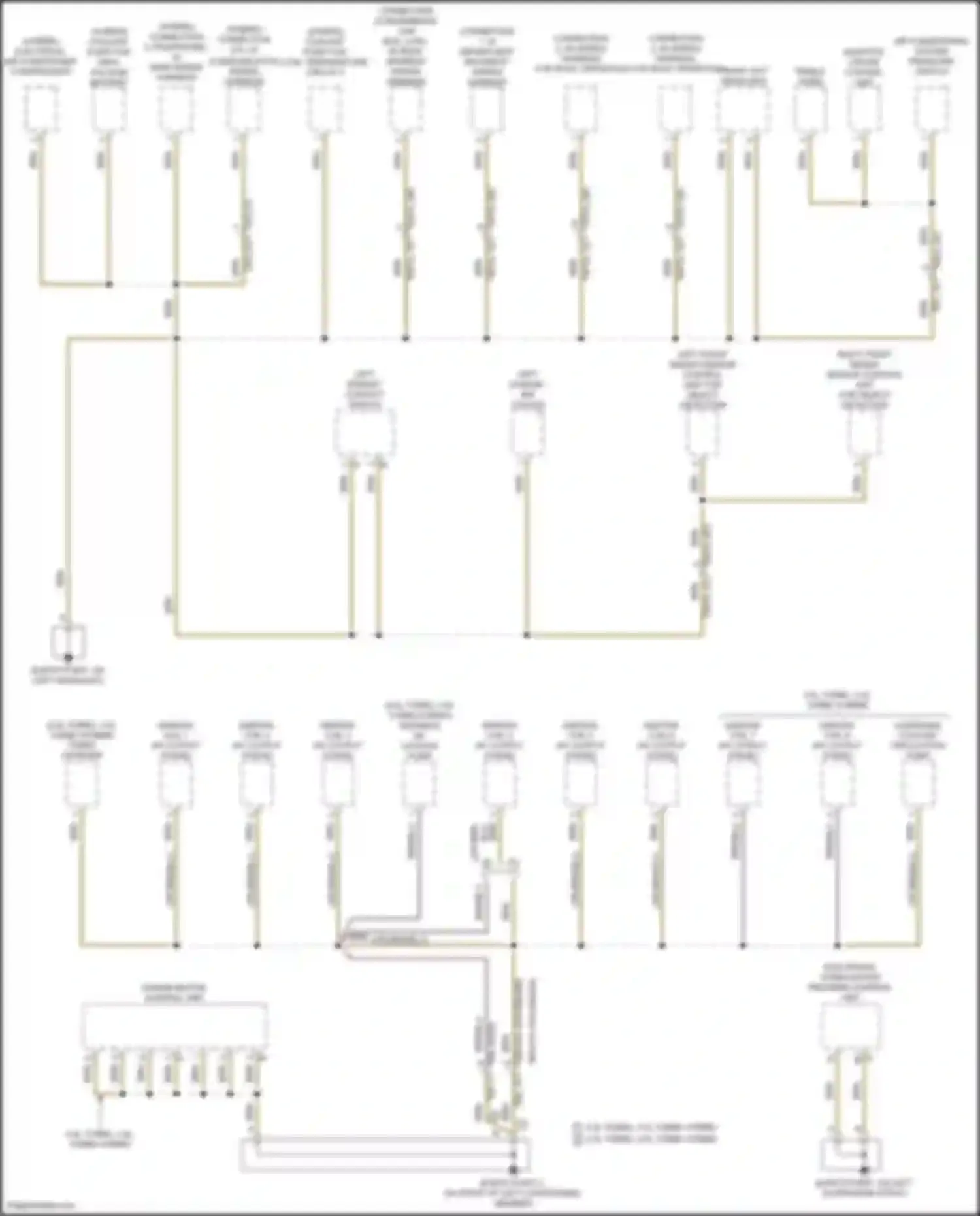 Cayenne Turbo S Porsche III (2018-2023): Ground distribution circuit (1 of 6)