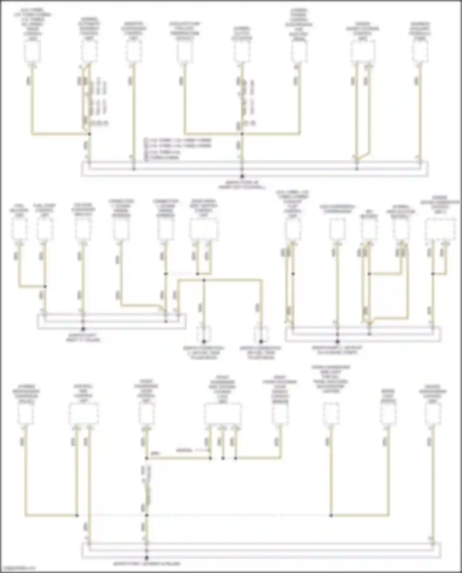 Cayenne Turbo S Porsche III (2018-2023): Ground distribution circuit (3 of 6)
