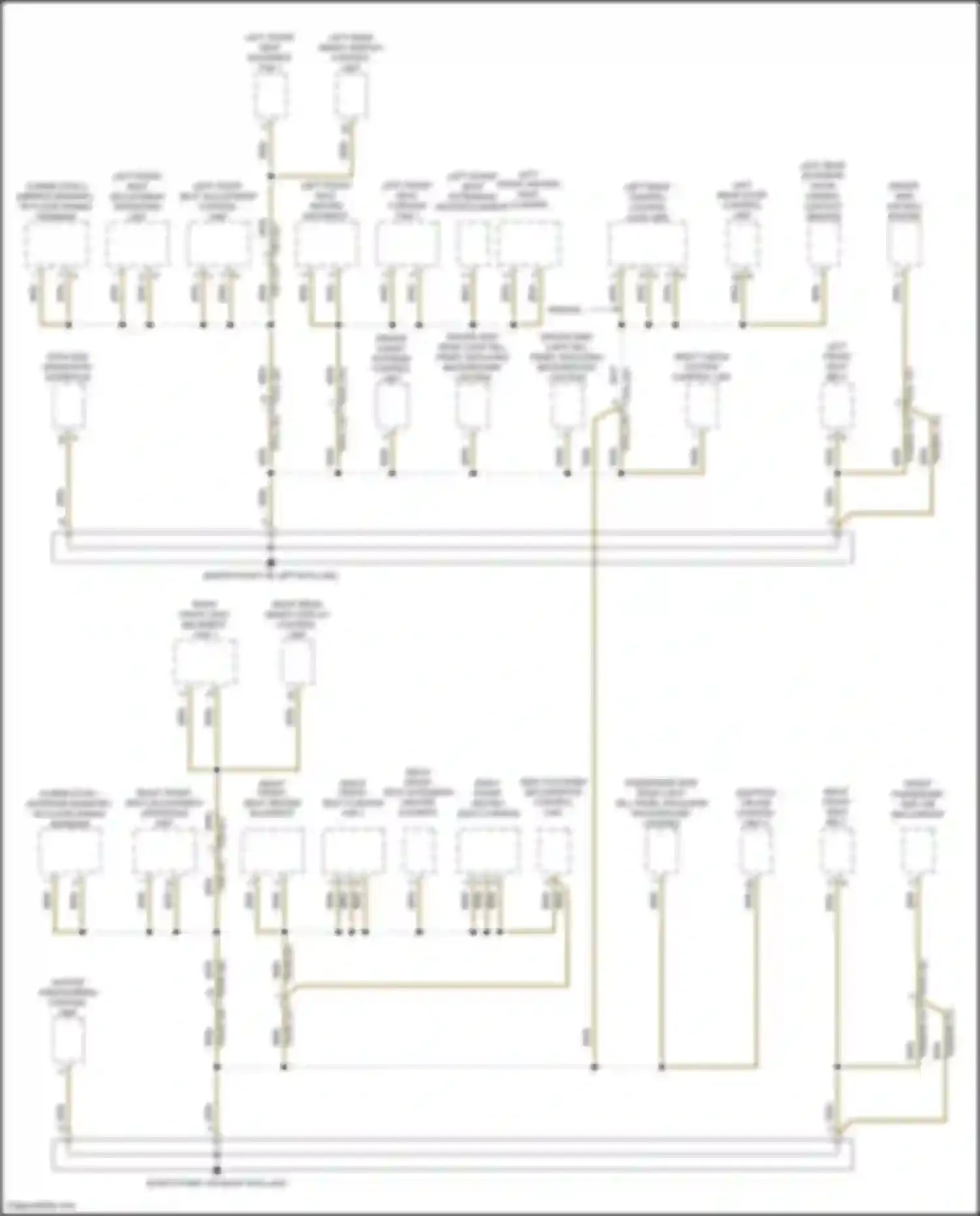 Cayenne Turbo S Porsche III (2018-2023): Ground distribution circuit (4 of 6)