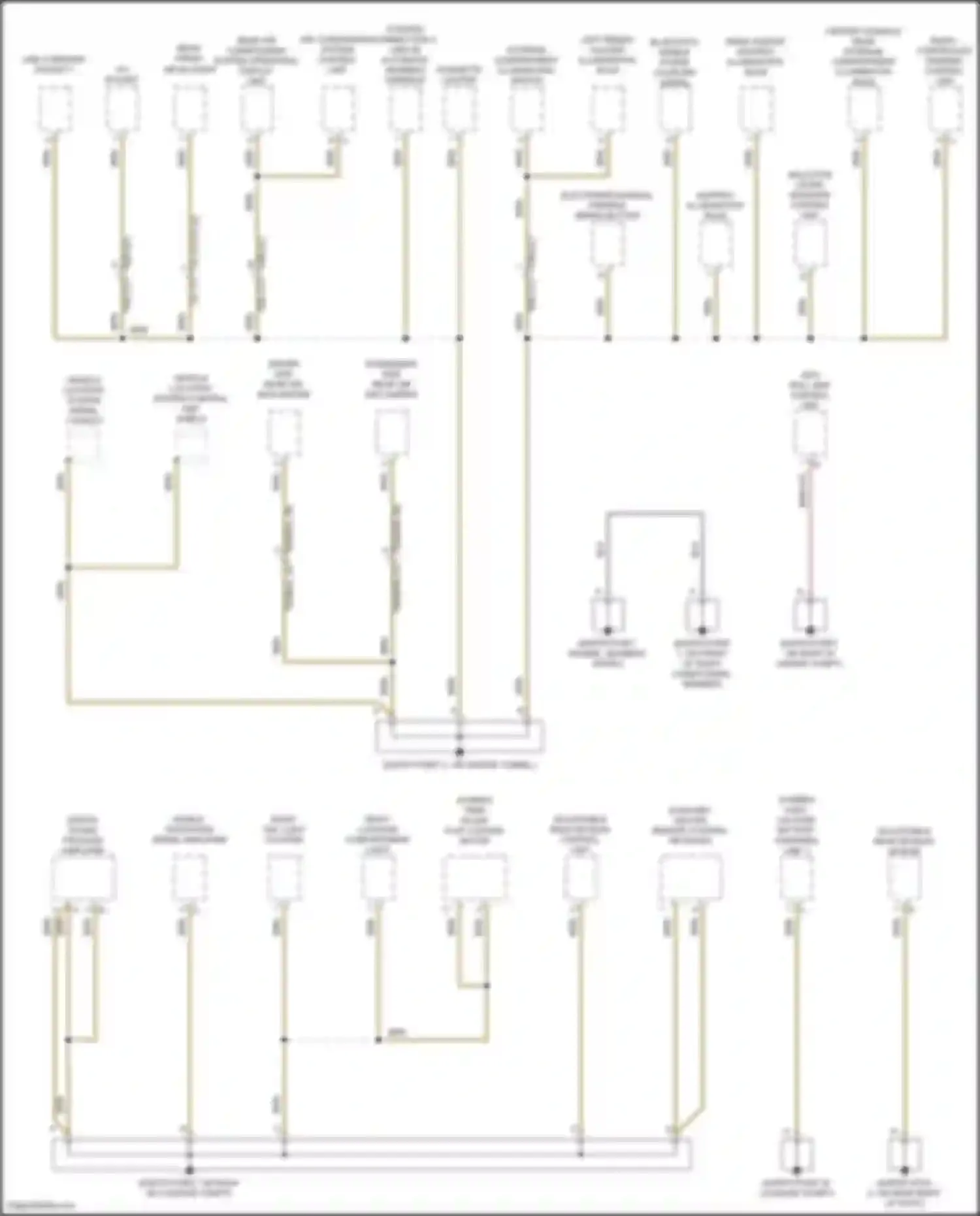 Cayenne Turbo S Porsche III (2018-2023): Ground distribution circuit (5 of 6)