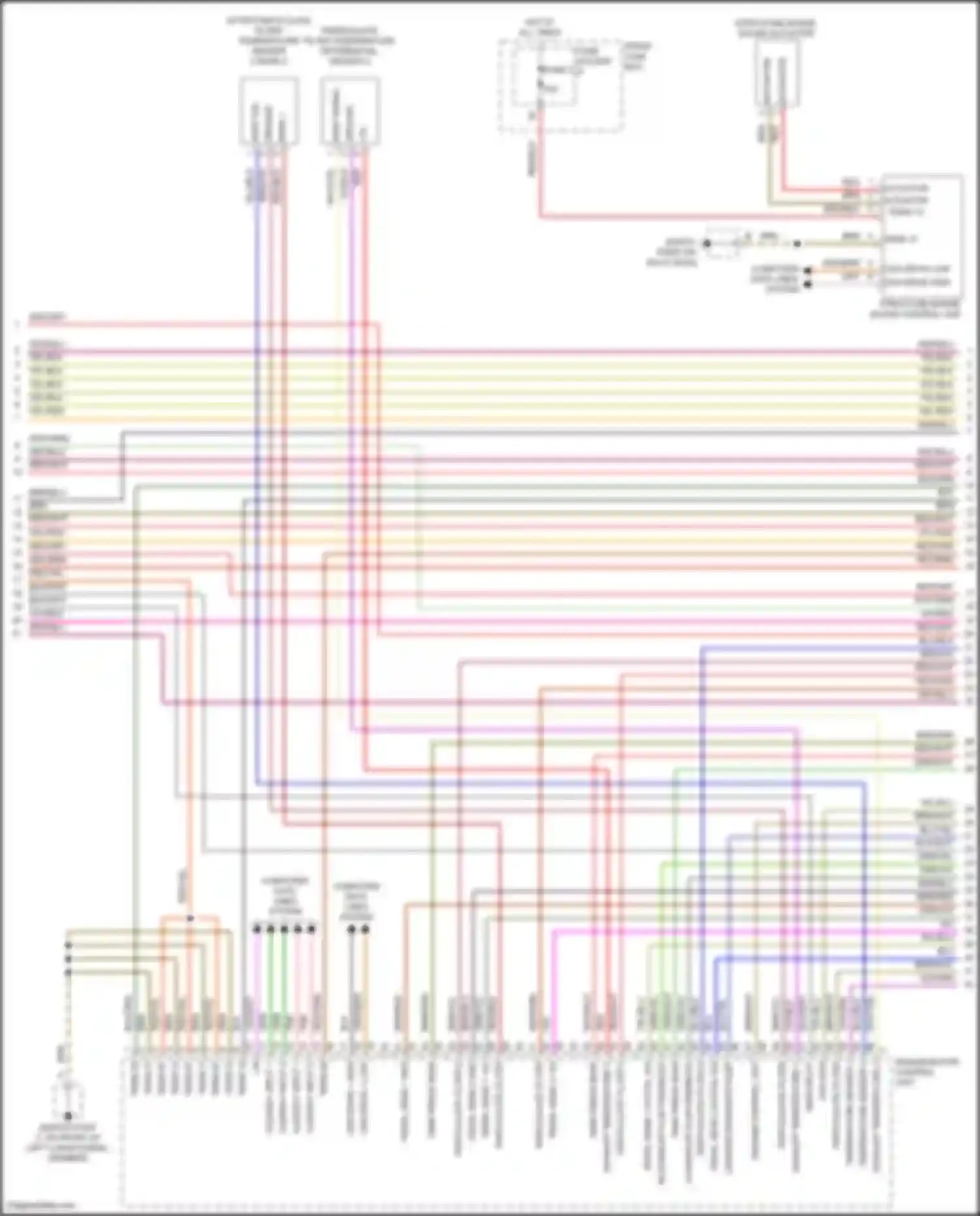 Wiring diagram bnak 1 1+ for Porsche Cayenne Turbo S III (2018-2023) (1 of 2)