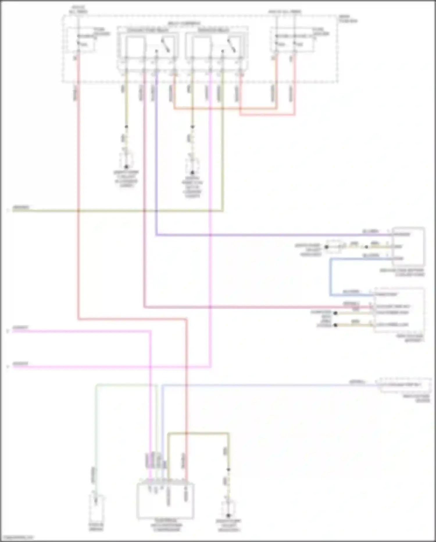 Wiring diagram lt coolant pmp rly for Porsche Cayenne Turbo S III (2018-2023) (1 of 1)
