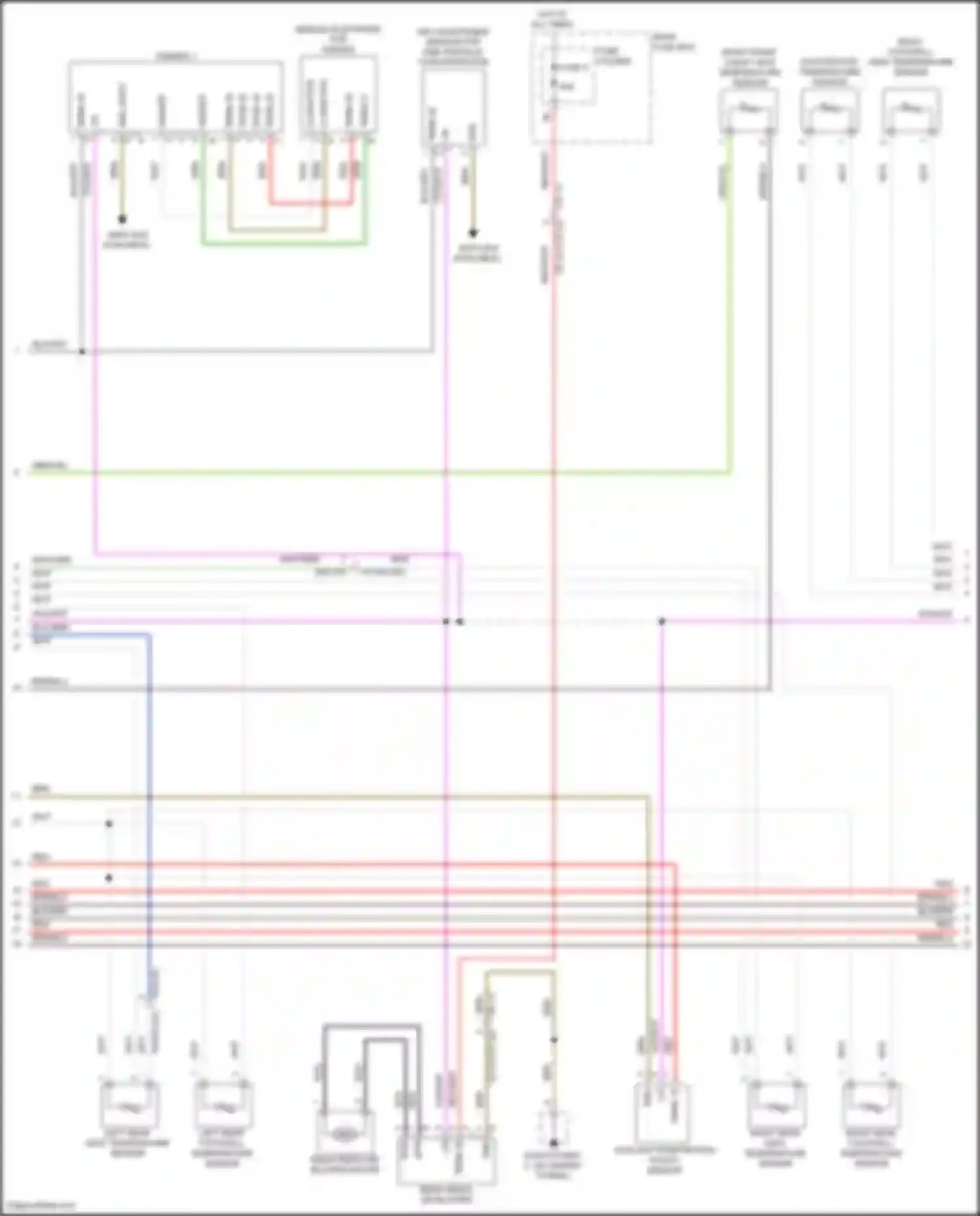 Wiring diagram nca for Porsche Cayenne Turbo S III (2018-2023) (2 of 14)