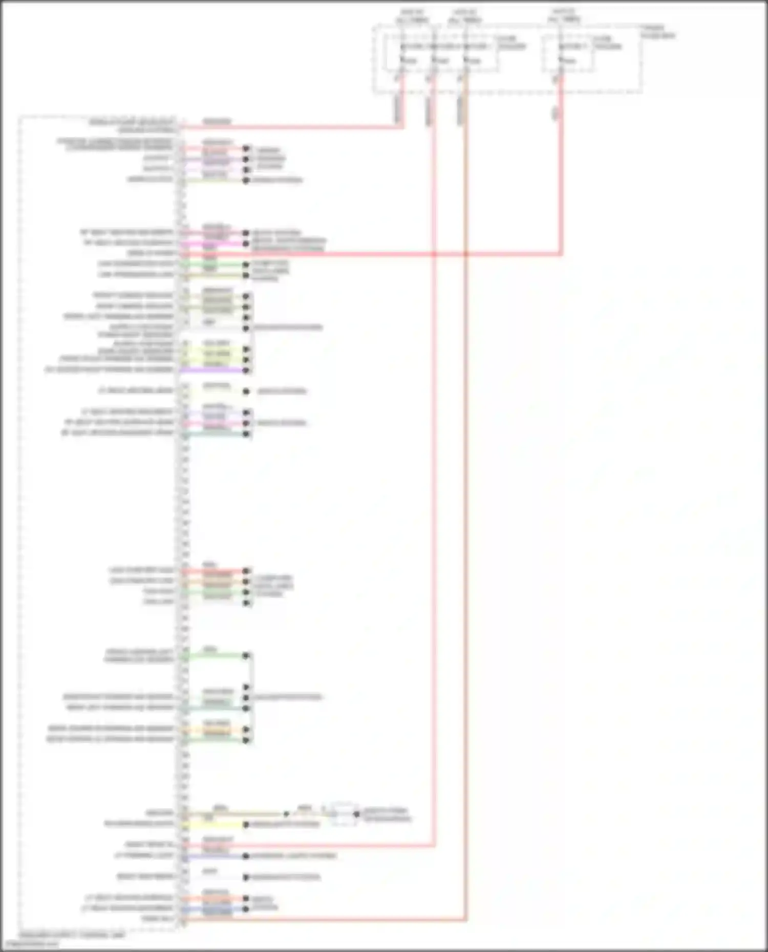 Wiring diagram rh main headlights for Porsche Cayenne Turbo S III (2018-2023) (1 of 2)