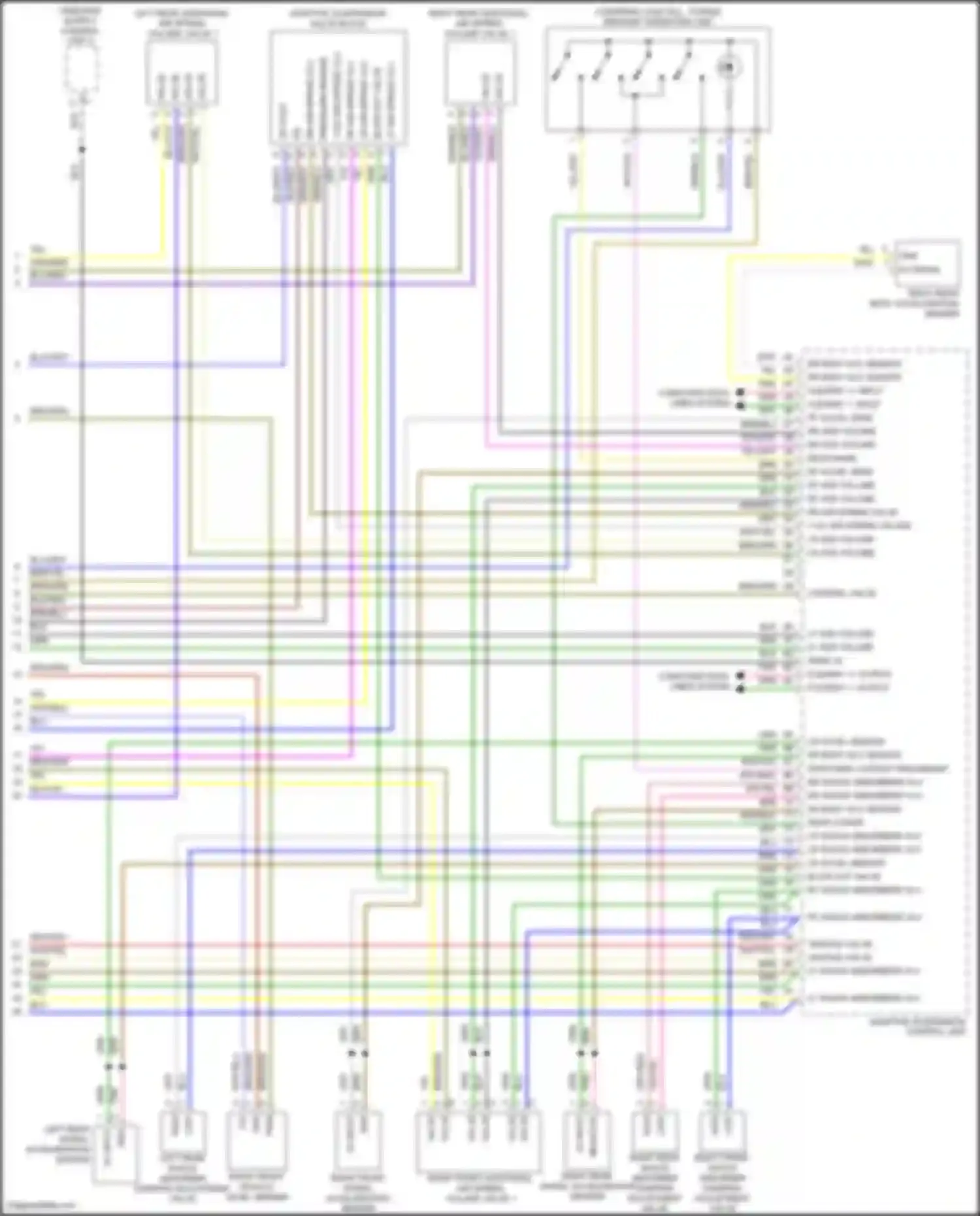 Wiring diagram switching contact redundant for Porsche Cayenne Turbo S III (2018-2023) (1 of 2)