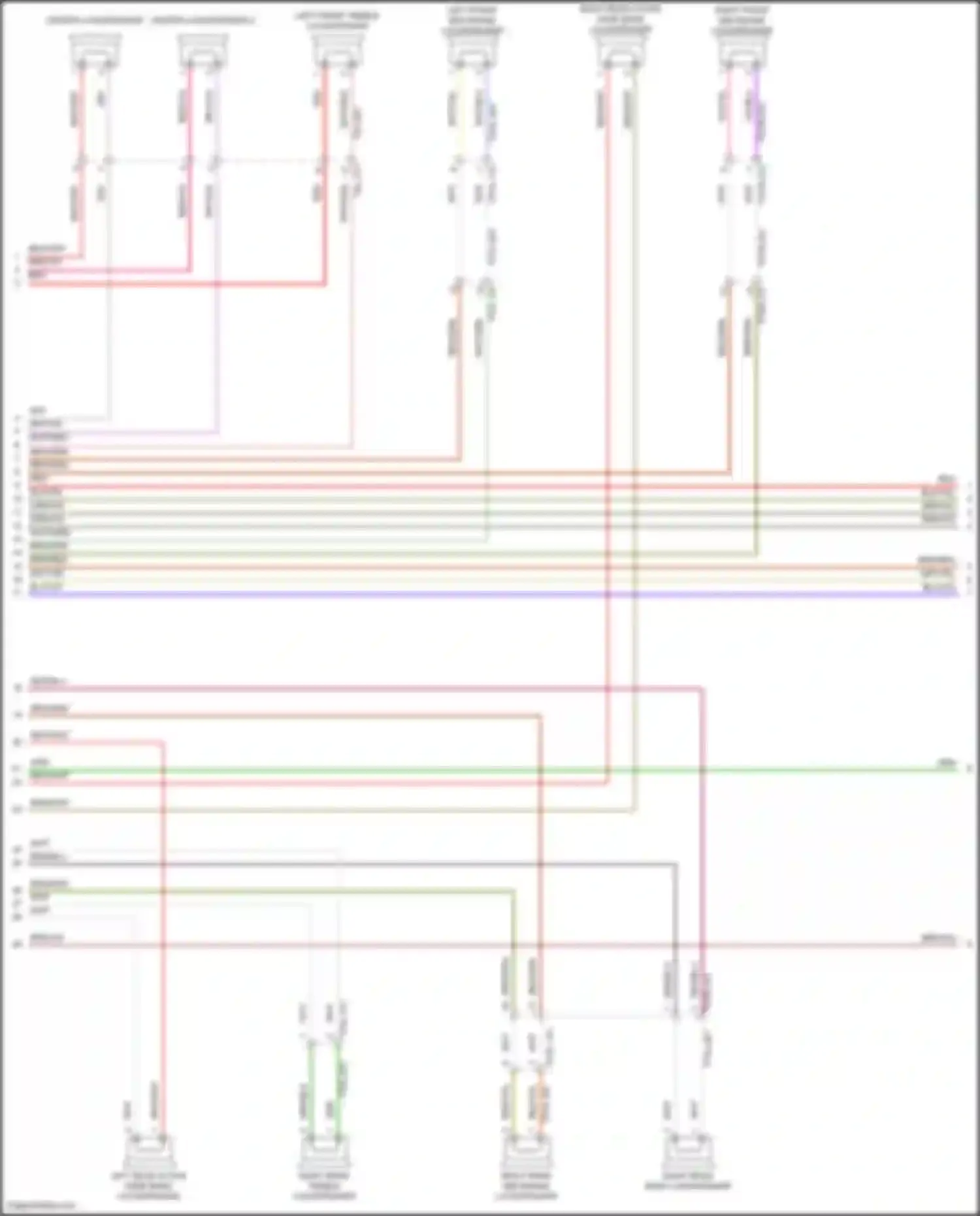 Wiring diagram vio/blu for Porsche Cayenne Turbo S III (2018-2023) (10 of 40)