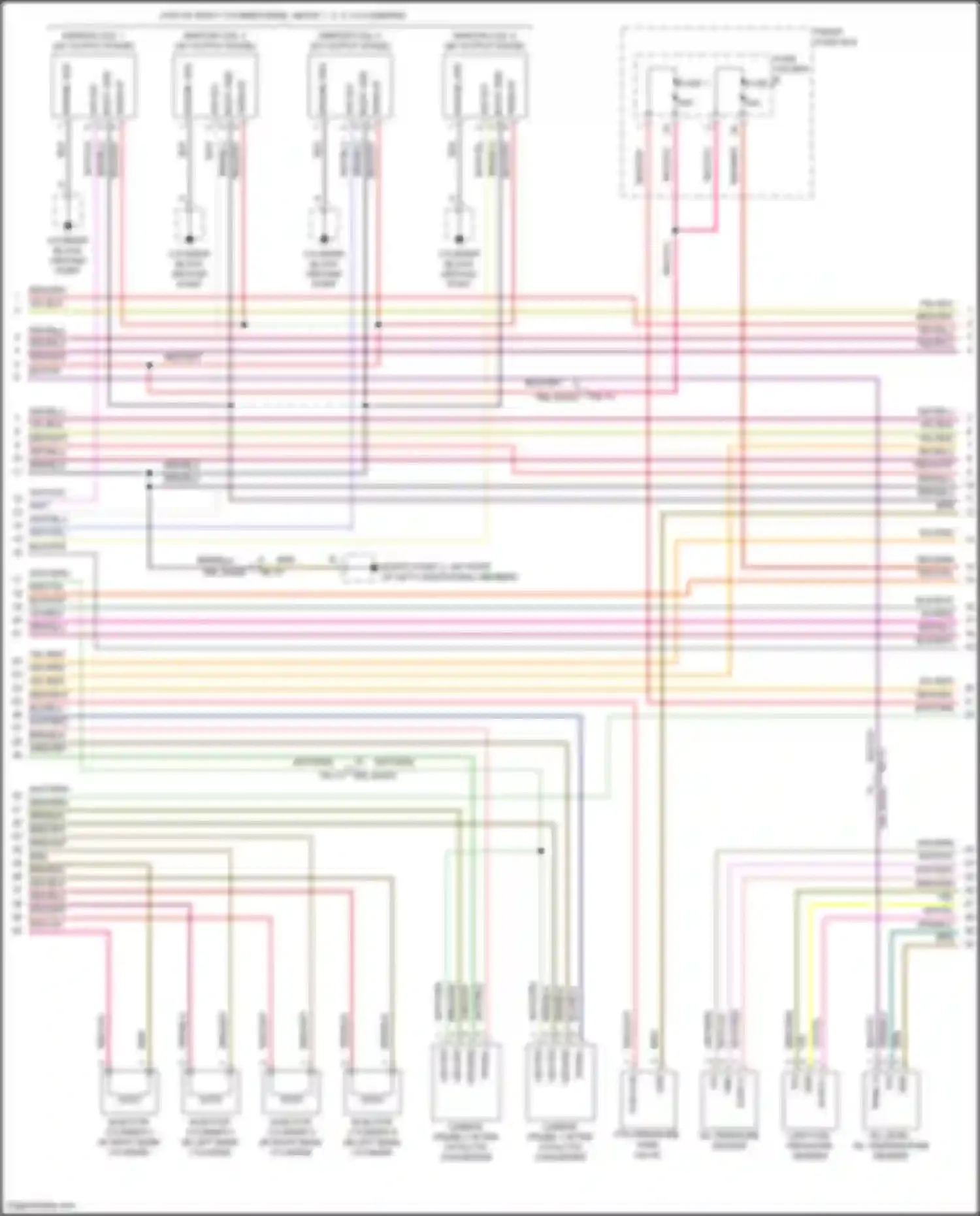 Cayenne Turbo Porsche III (2017-2023): Wiring diagram engine performance 4.0l turbo (4 of 11)