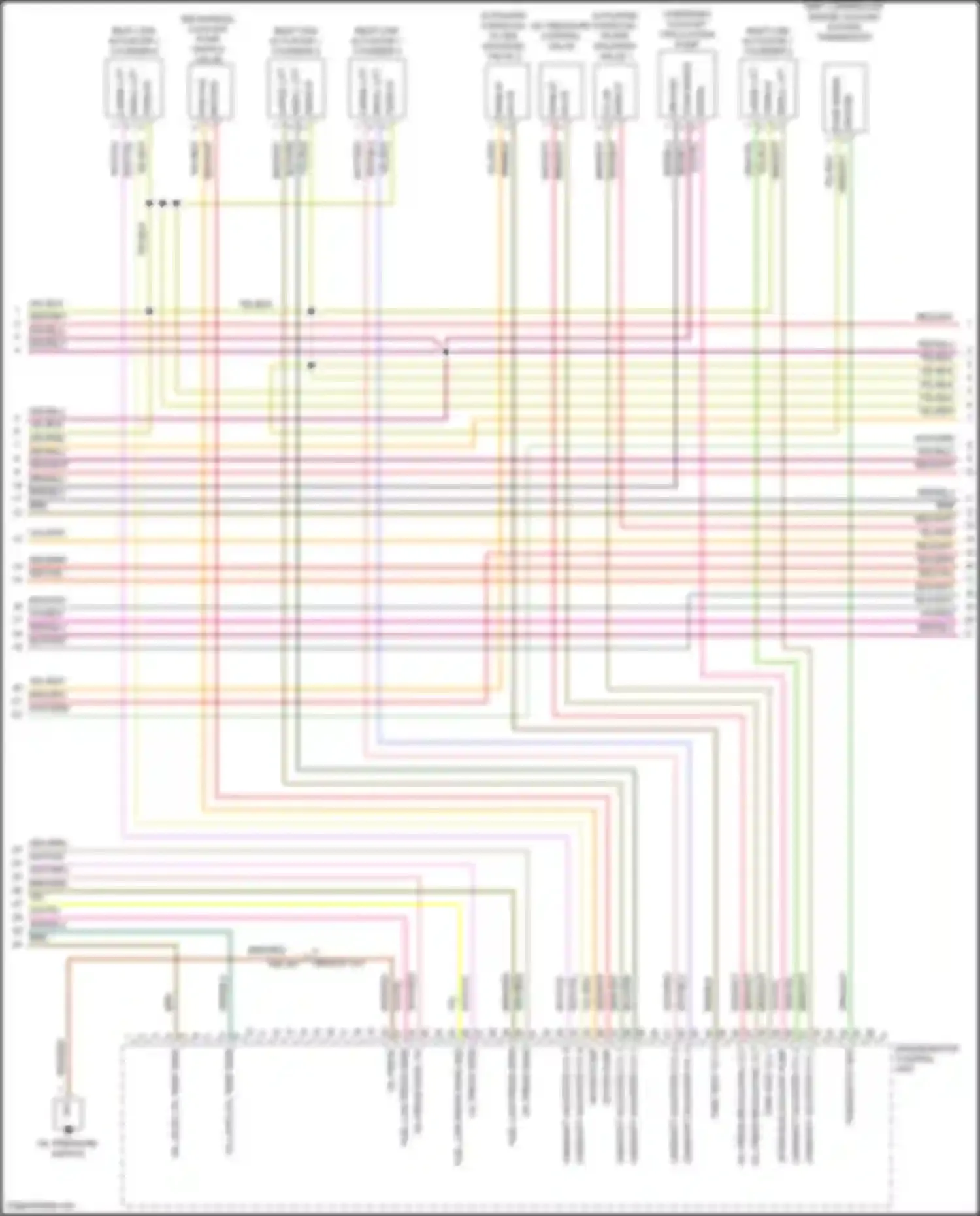 Cayenne Turbo Porsche III (2017-2023): Wiring diagram engine performance 4.0l turbo (5 of 11)