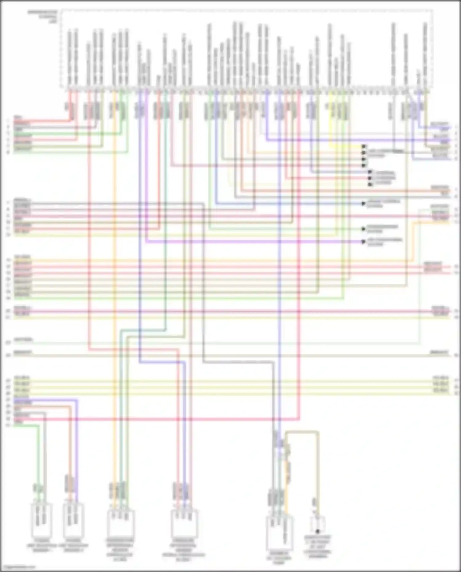 Cayenne Turbo Porsche III (2017-2023): Wiring diagram engine performance 4.0l turbo (9 of 11)