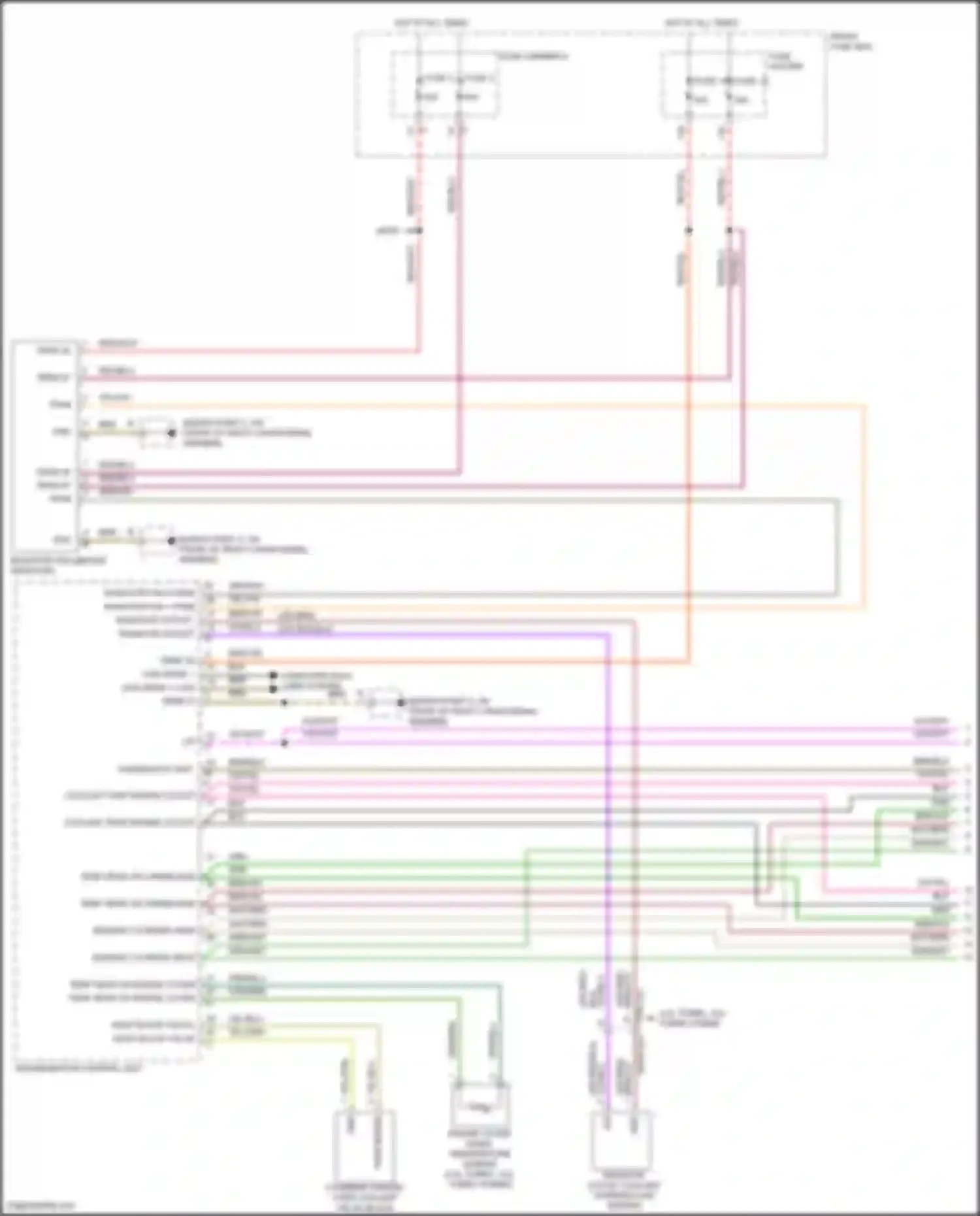 Wiring diagram 3.0l turbo, 3.0l turbo hybrid for Porsche Cayenne Turbo III (2017-2023) (11 of 17)
