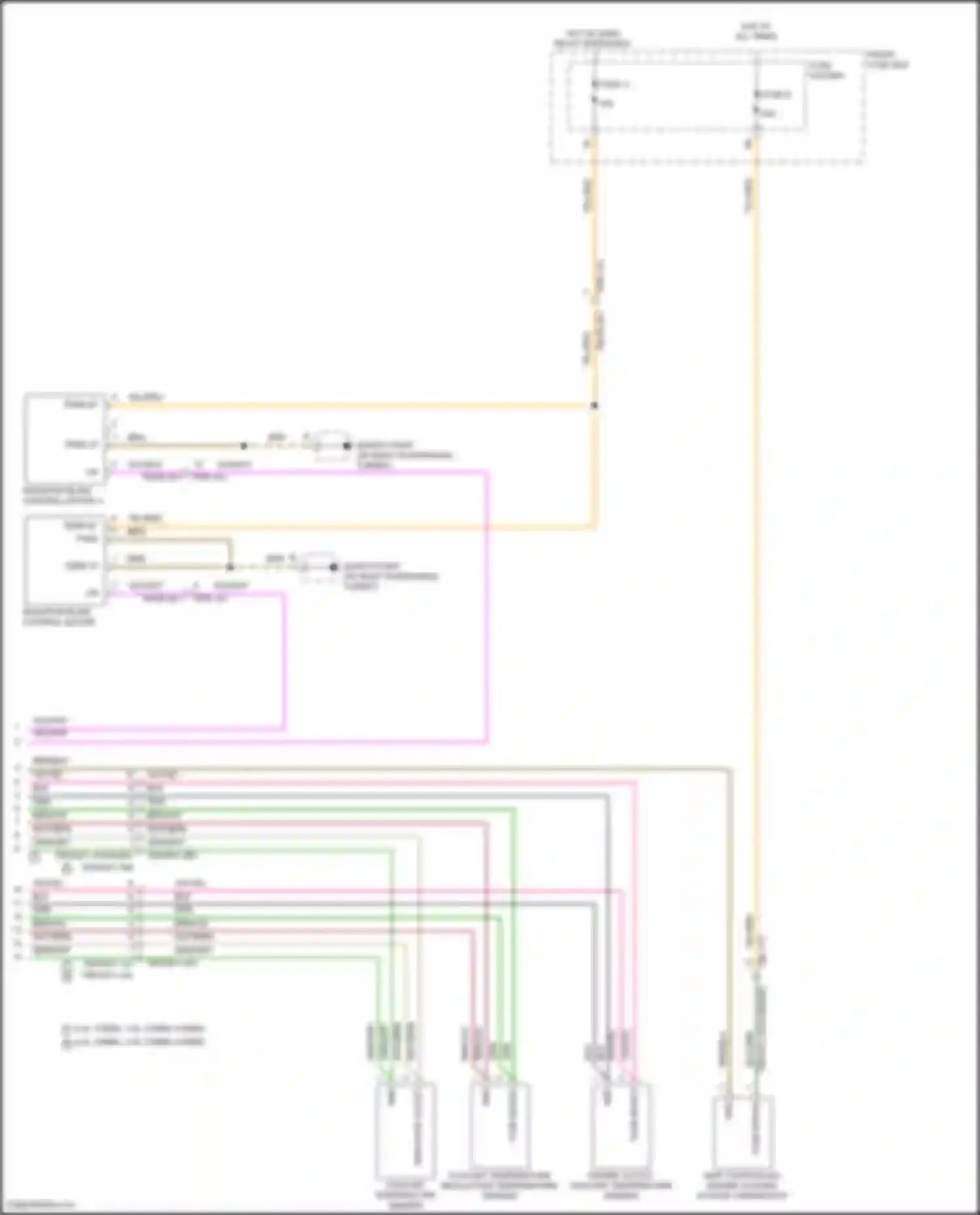 Wiring diagram 3.0l turbo, 3.0l turbo hybrid for Porsche Cayenne Turbo III (2017-2023) (1 of 17)